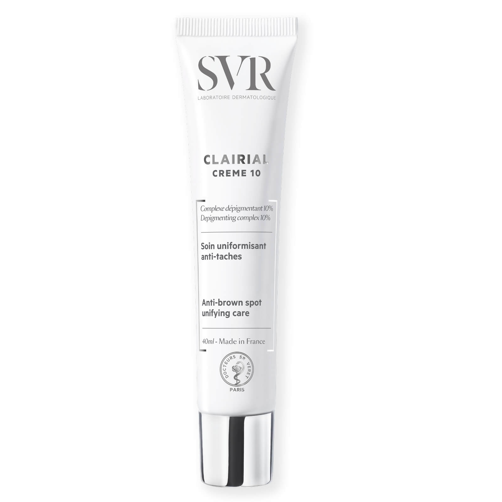 Увлажняющий крем против пигментных пятен SVR Laboratoires CLAIRIAL Crème Treatment 10 40 мл
Увлажняющий крем против пигментных пятен SVR Laboratoires CLAIRIAL Crème Treatment 10 40 мл