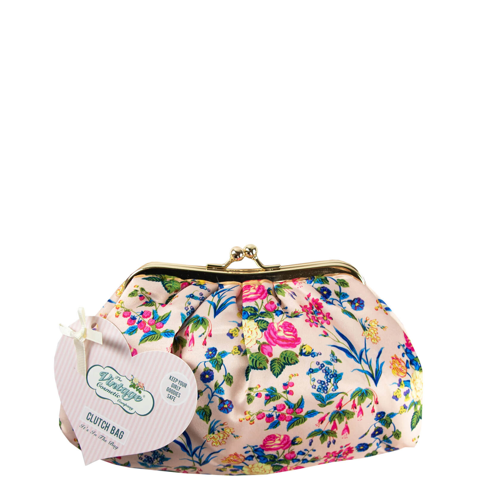 The Vintage Cosmetic Company Cosmetic Clutch Bag - Pink Floral Satin (Free Gift)
The Vintage Cosmetic Company Cosmetic Clutch Bag - Pink Floral Satin (Free Gift)