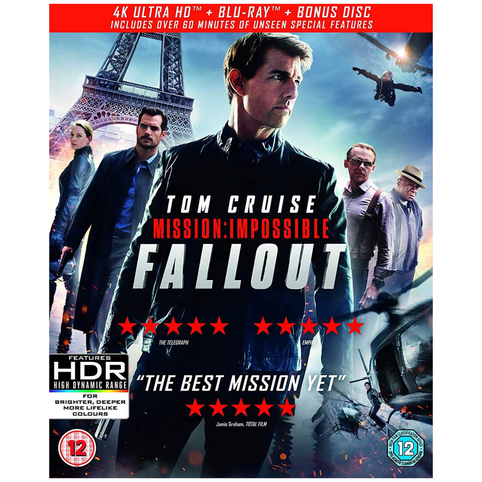 Mission : Impossible - Fallout - 4K Ultra HD (4KUHD + Blu-ray + disque bonus)