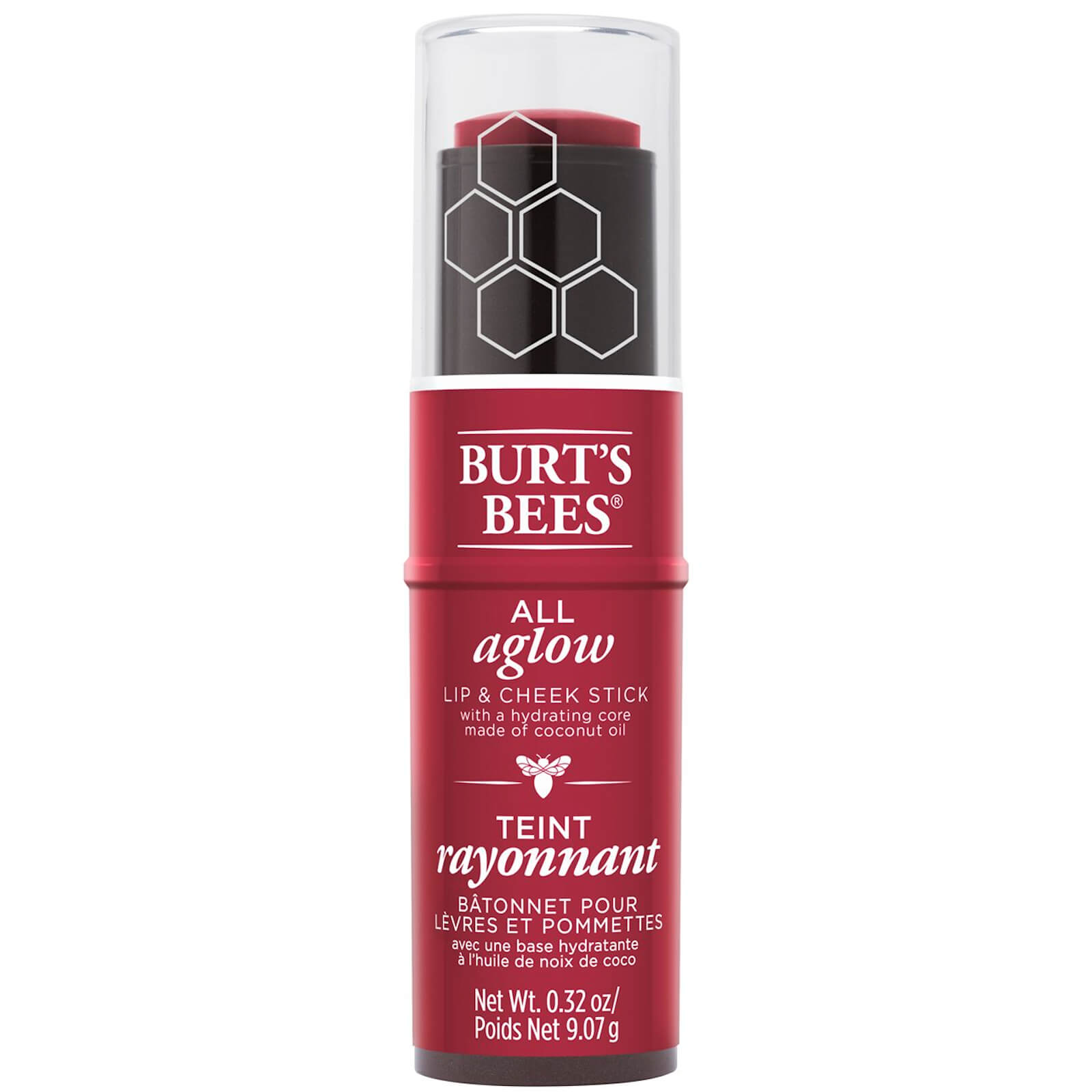 Burt's Bees 100% Natural All Aglow Lip & Cheek Stick 8.5g (Various Shades) - Dahlia Dew