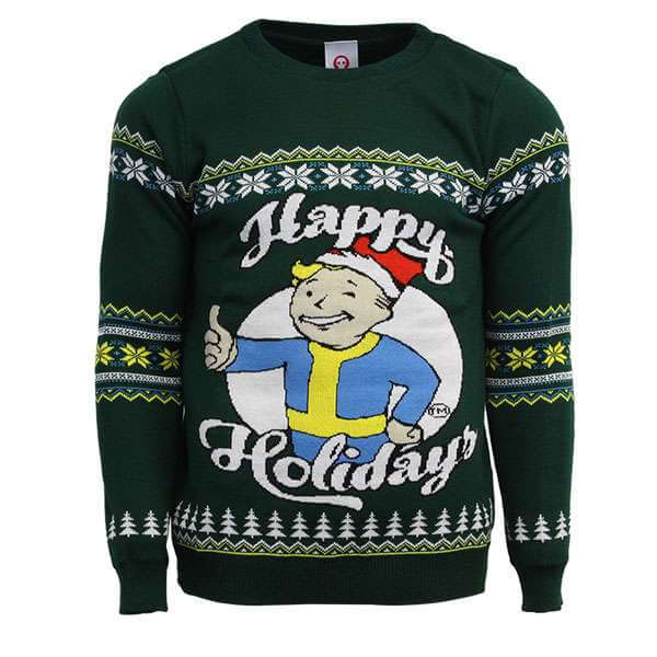 Fallout Happy Holidays Knitted Christmas Jumper - XS