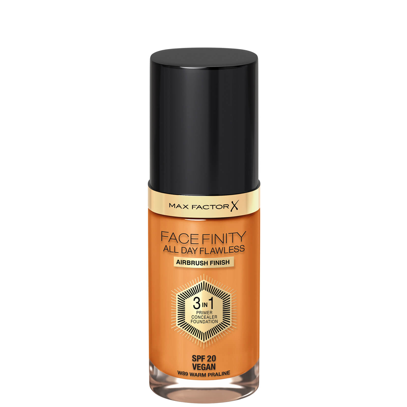 Max Factor Facefinity All Day Flawless Foundation 30ml (Various Shades) - Warm Praline
Max Factor Facefinity All Day Flawless Foundation 30ml (Various Shades) - Warm Praline