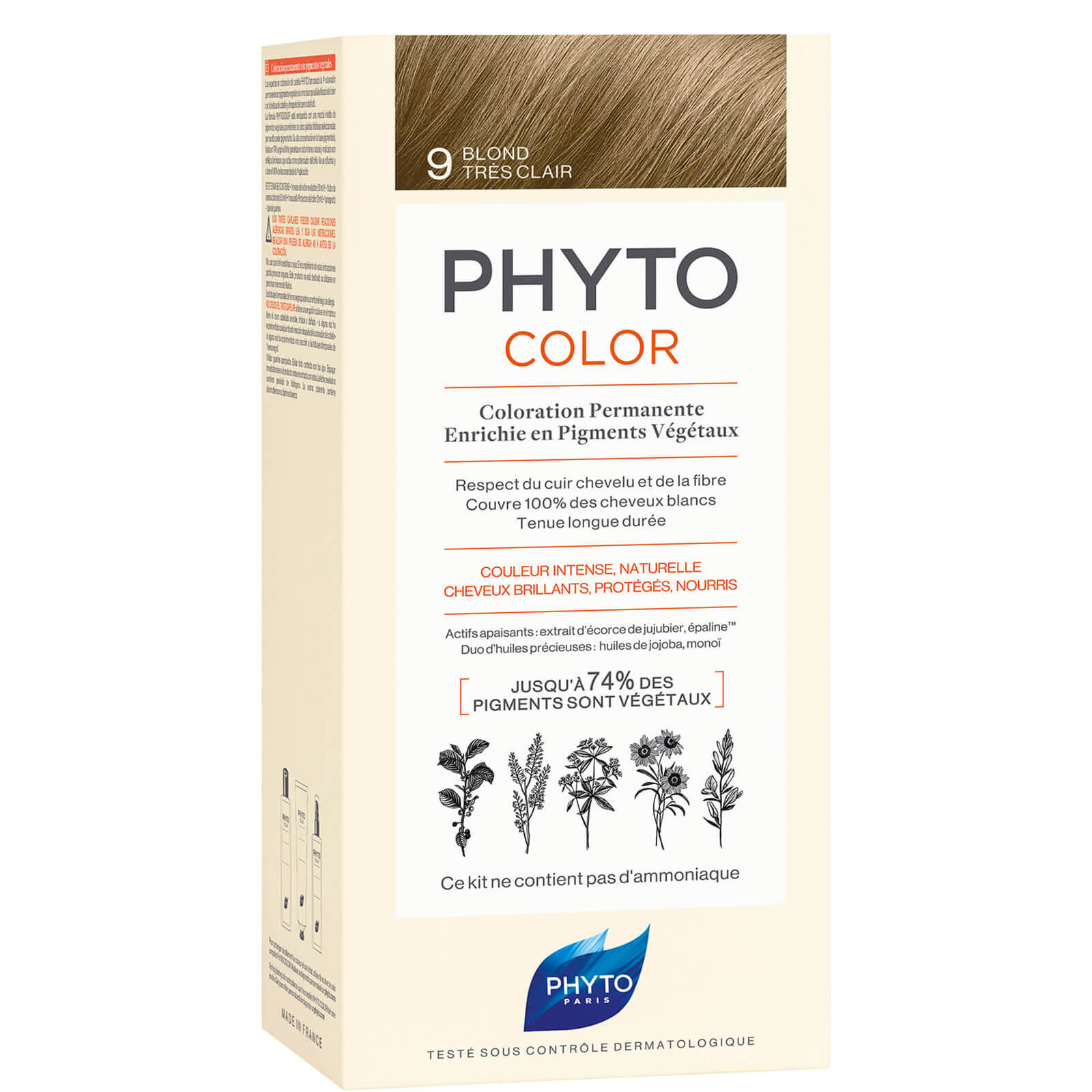 Phyto Hair Colour by Phytocolor - 9 Very Light Blonde 180g