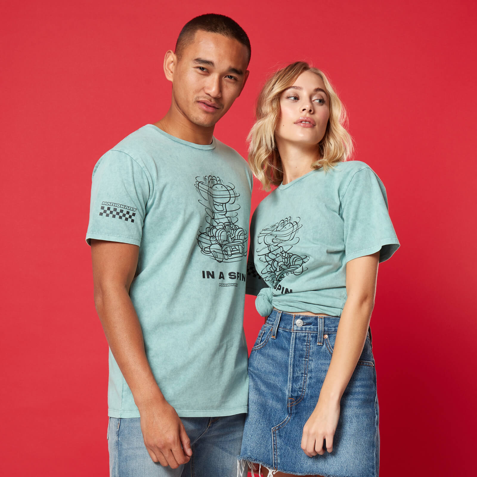 T-shirt Unisexe In A Spin - Vert Menthe - XXL