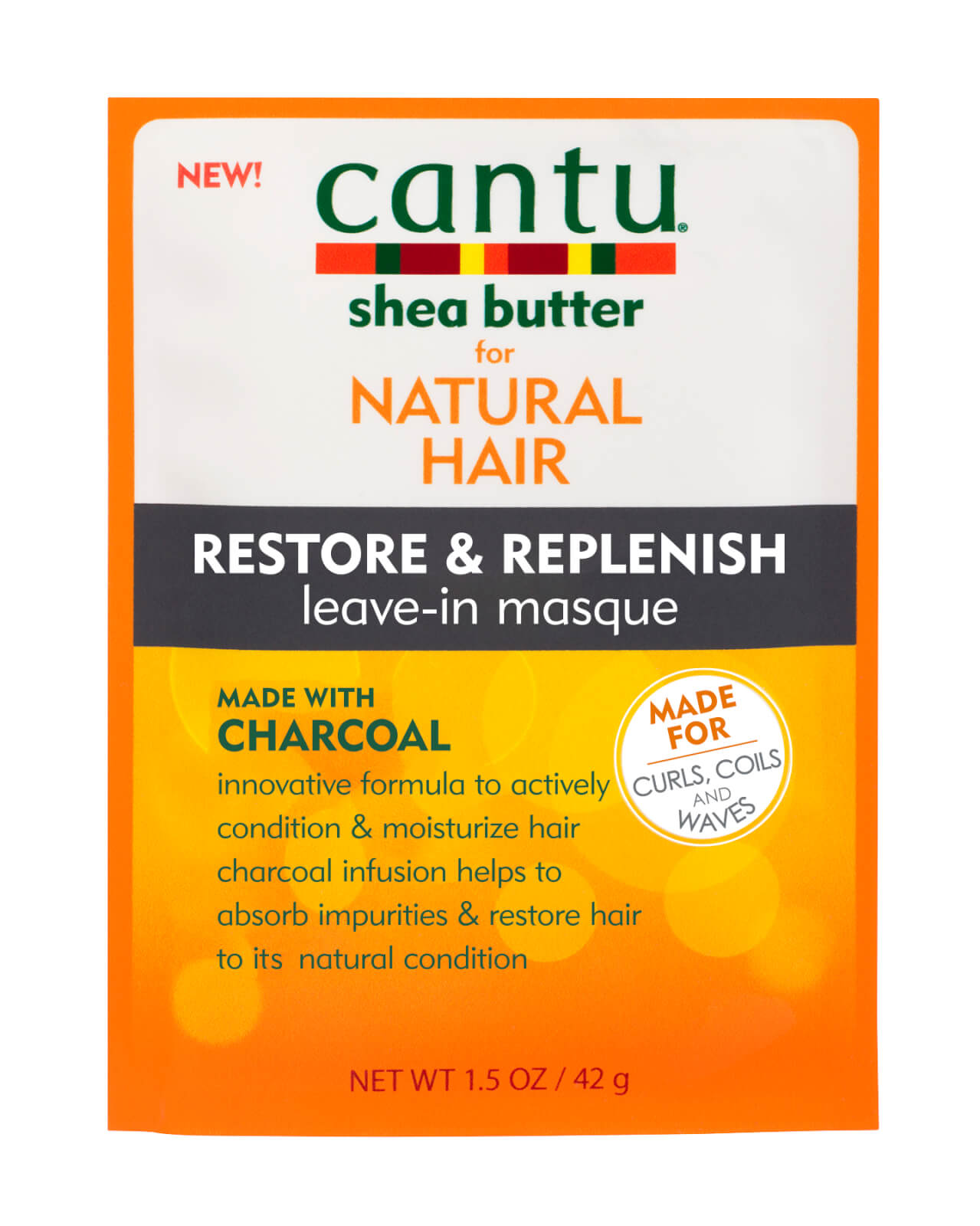 Cantu Charcoal Sweat Protection Masque 42g