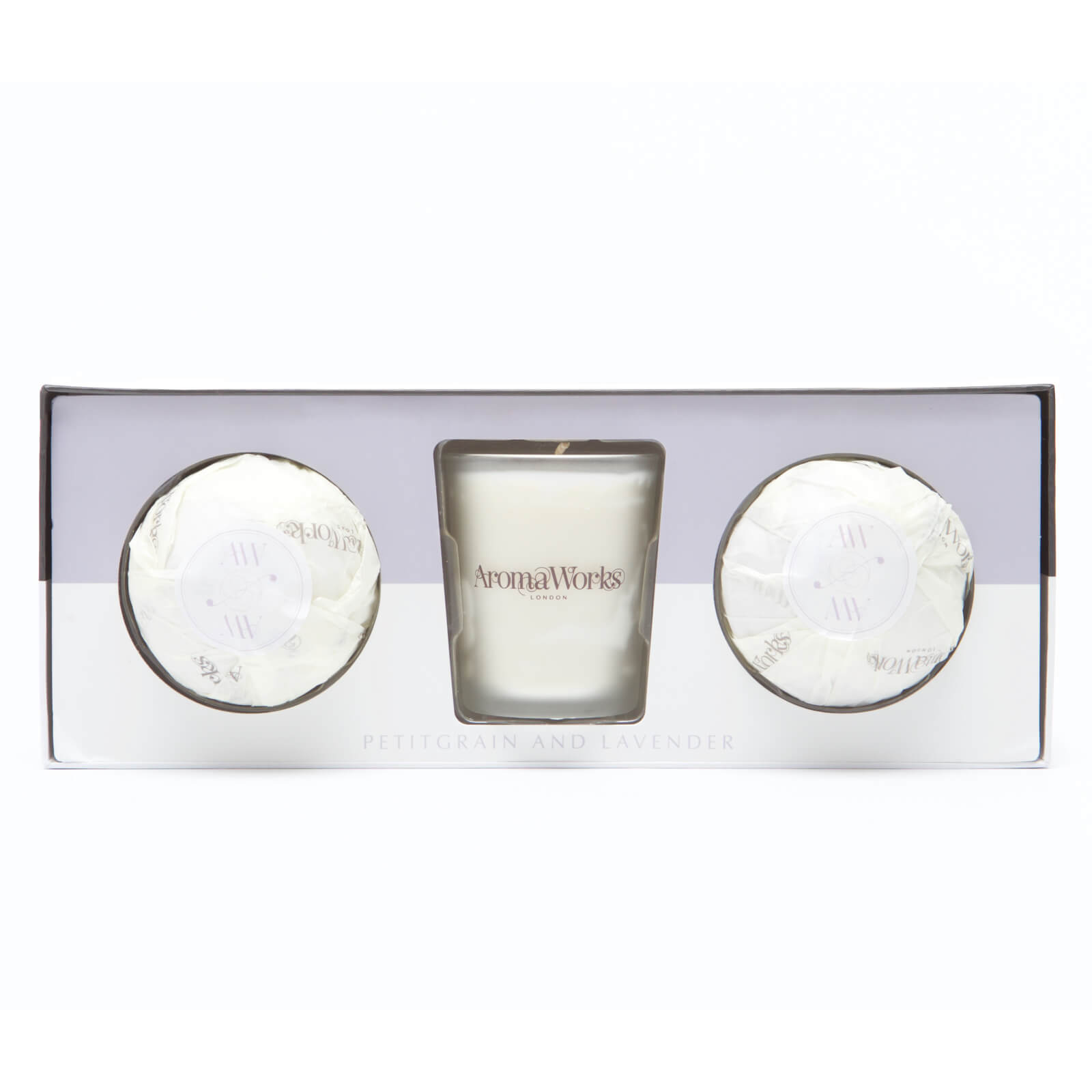 AromaWorks Light Range - Petitgrain & Lavender 10cl & Mini Aromabomb Gift Set
AromaWorks Light Range - Petitgrain & Lavender 10cl & Mini Aromabomb Gift Set