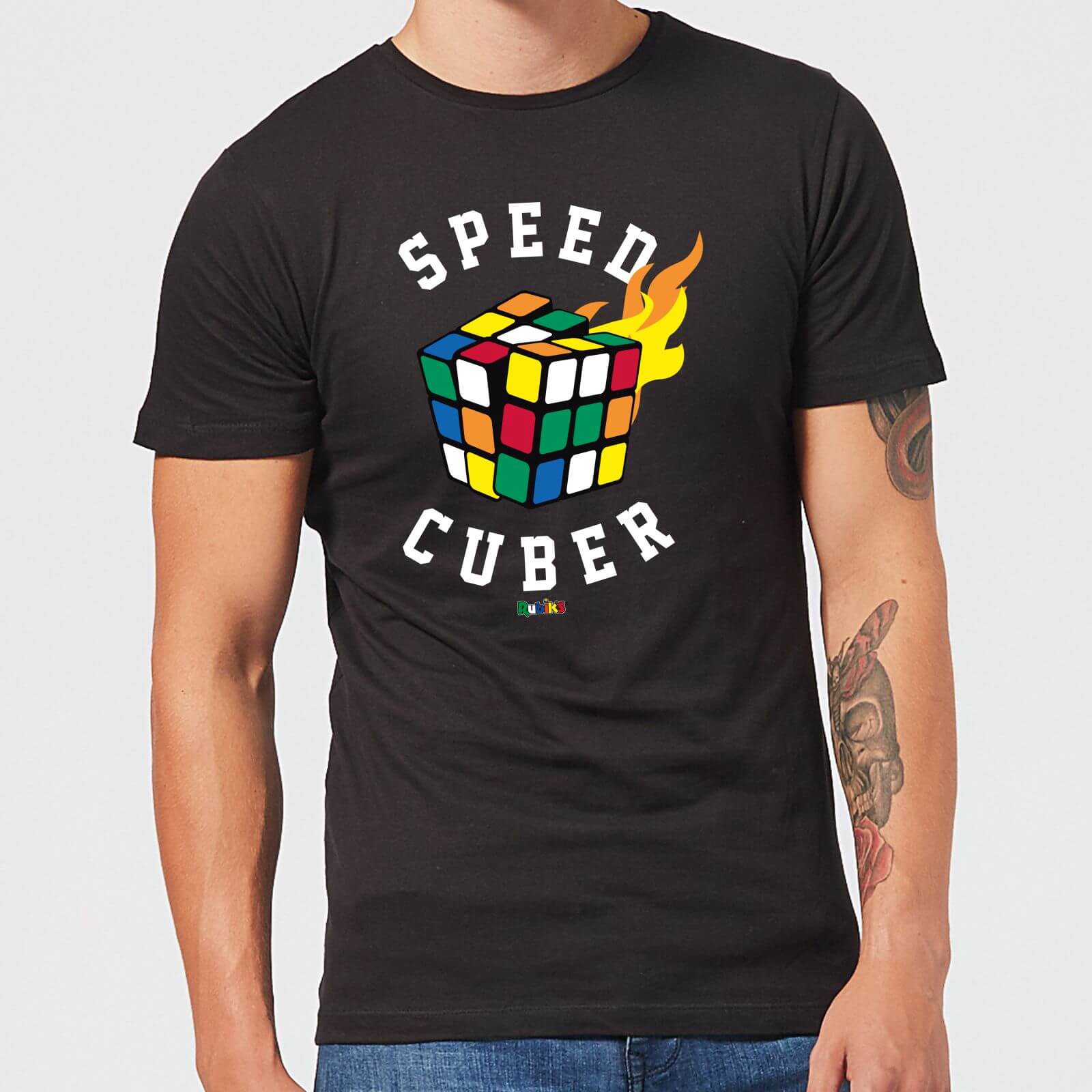 Speed Cuber Men's T-Shirt - Black - S - Noir
