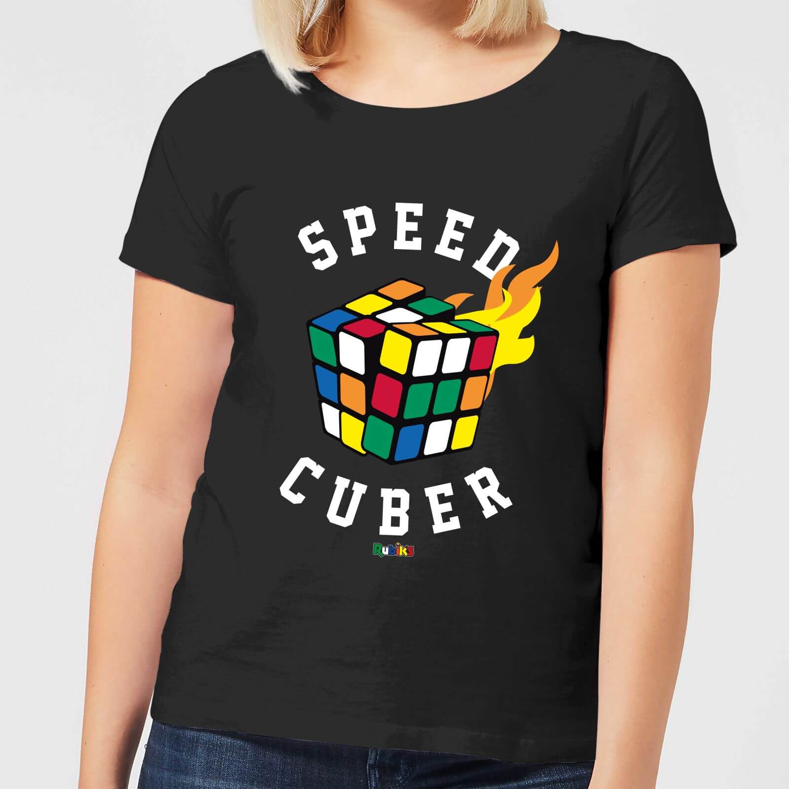 Speed Cuber Women's T-Shirt - Black - M - Noir