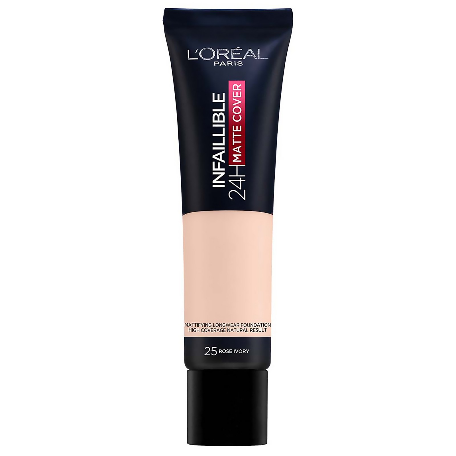 L'Oréal Paris Infallible 24hr Matte Cover Foundation 35ml (Various Shades) - 25 Rose Ivory
L'Oréal Paris Infallible 24hr Matte Cover Foundation 35ml (Various Shades) - 25 Rose Ivory