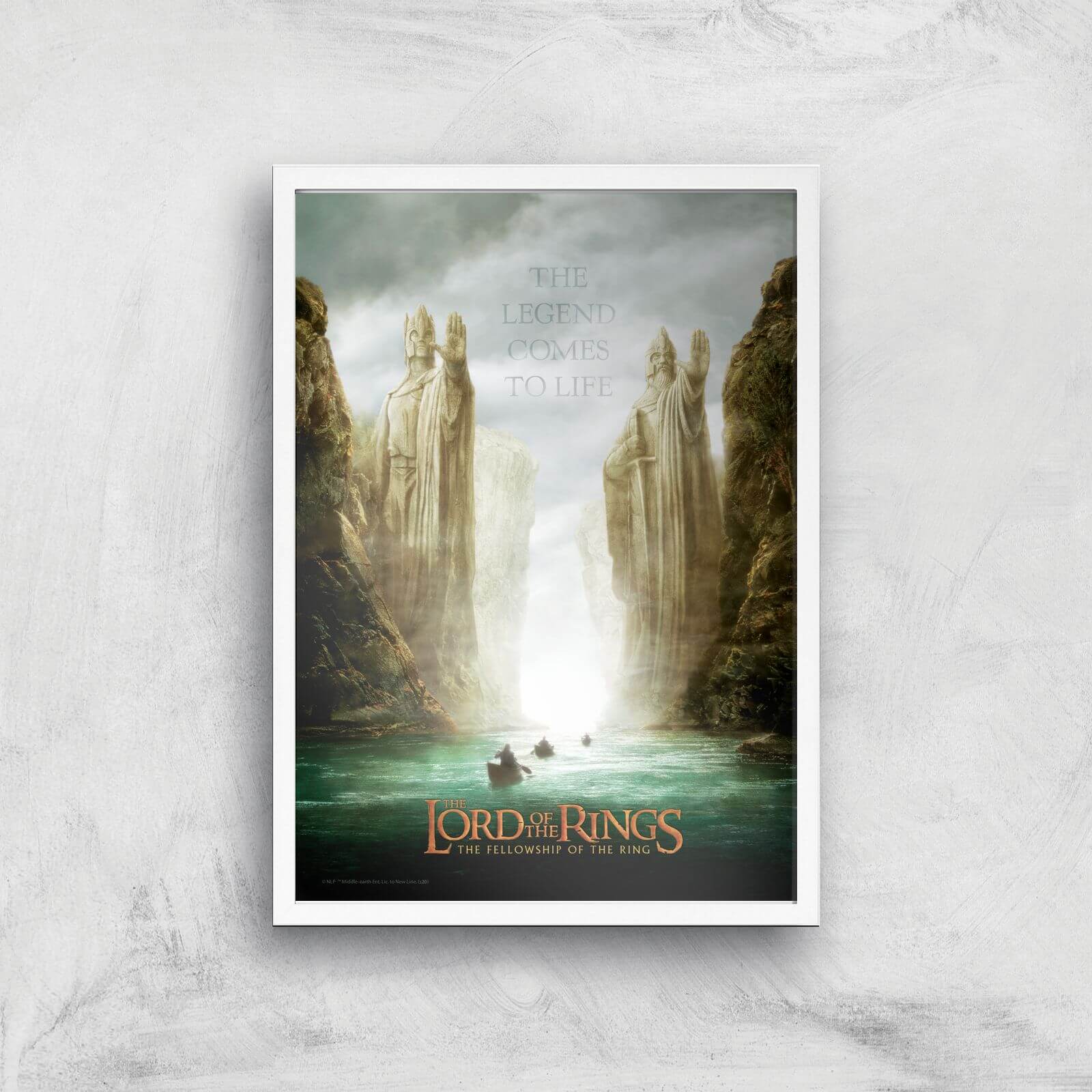 Lord Of The Rings: The Fellowship Of The Ring Giclee Art Print - A4 - White Frame
Lord Of The Rings: The Fellowship Of The Ring Giclee Art Print - A4 - White Frame