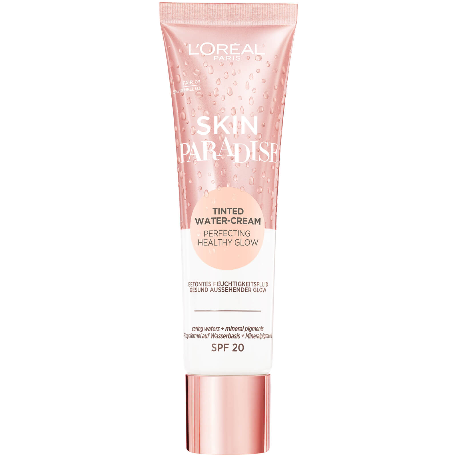 L'Oréal Paris Skin Paradise Tinted Moisturiser SPF20 30ml (Various Shades) - Fair 03
L'Oréal Paris Skin Paradise Tinted Moisturiser SPF20 30ml (Various Shades) - Fair 03