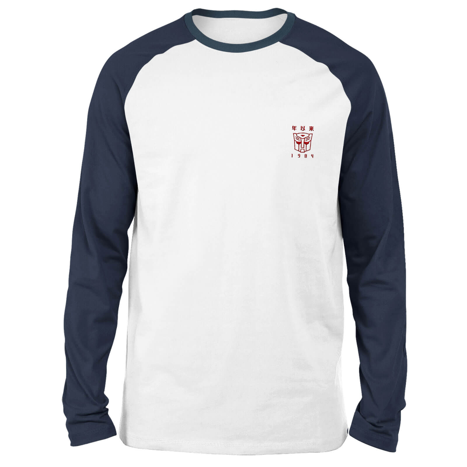 T-shirt à manches longues Raglan Transformers Autobots - Brodé - Blanc/Bleu Marine - Unisexe - XL
T-shirt à manches longues Raglan Transformers Autobots - Brodé - Blanc/Bleu Marine - Unisexe - XL