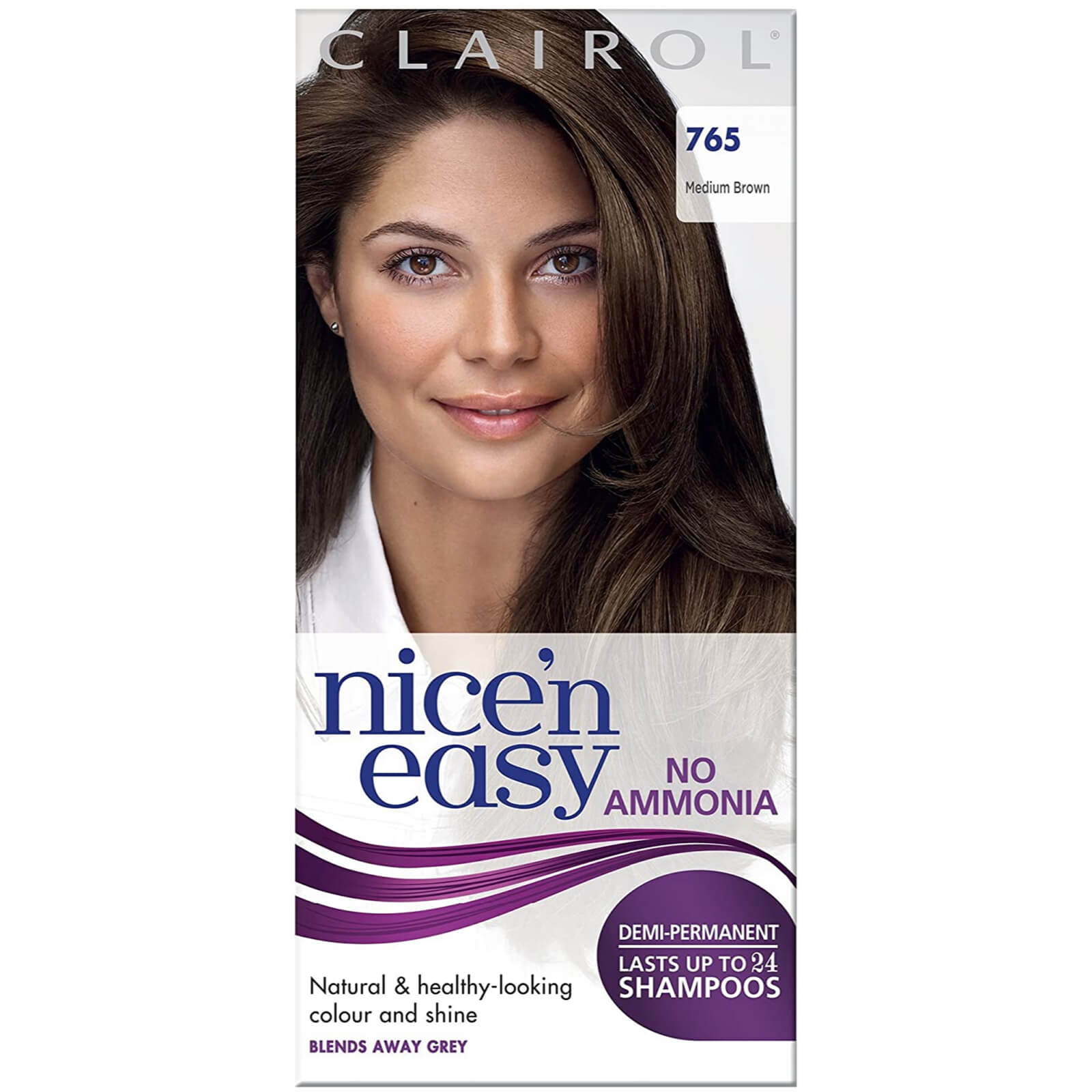 Clairol Nice'n Easy Semi-Permanent Hair Dye with No Ammonia (Various Shades) - 765 Medium Brown
Clairol Nice'n Easy Semi-Permanent Hair Dye with No Ammonia (Various Shades) - 765 Medium Brown