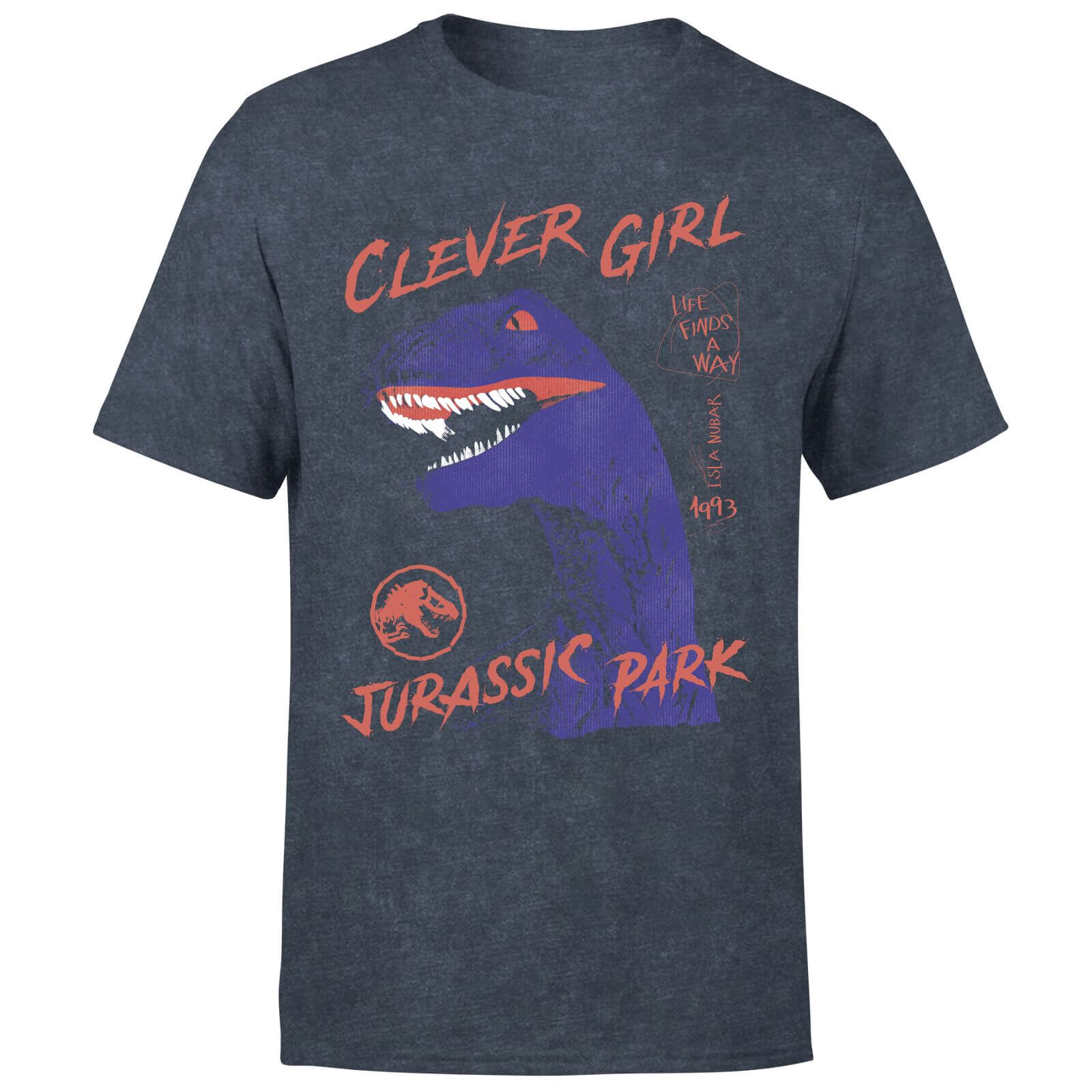T-shirt Jurassic Park Life Finds A Way Raptor - Bleu Marine délavé - Unisexe - XXL
T-shirt Jurassic Park Life Finds A Way Raptor - Bleu Marine délavé - Unisexe - XXL