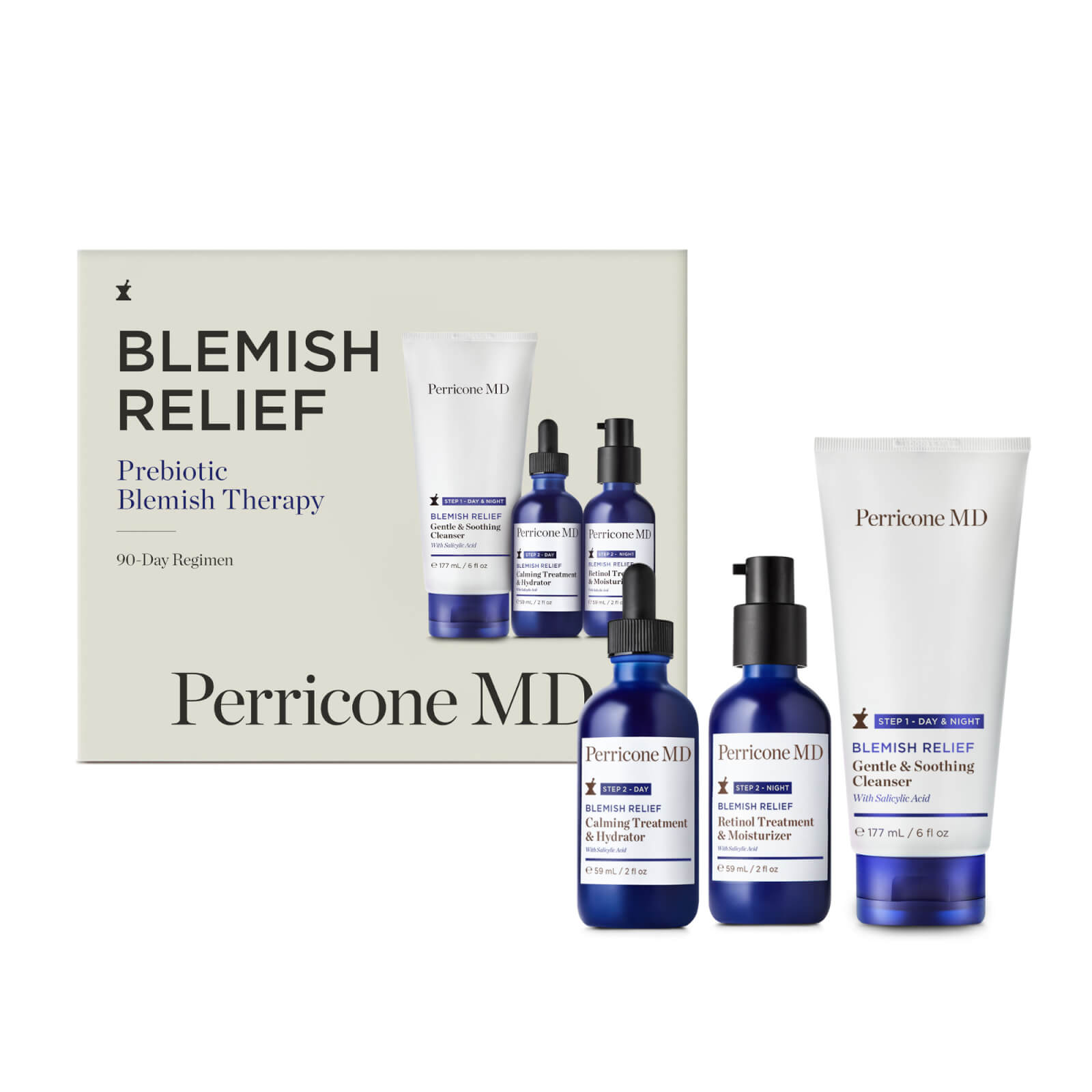 Perricone MD Blemish Relief Prebiotic Blemish Therapy 90 Day Regimen Kit (Worth £122.00)
Perricone MD Blemish Relief Prebiotic Blemish Therapy 90 Day Regimen Kit (Worth £122.00)