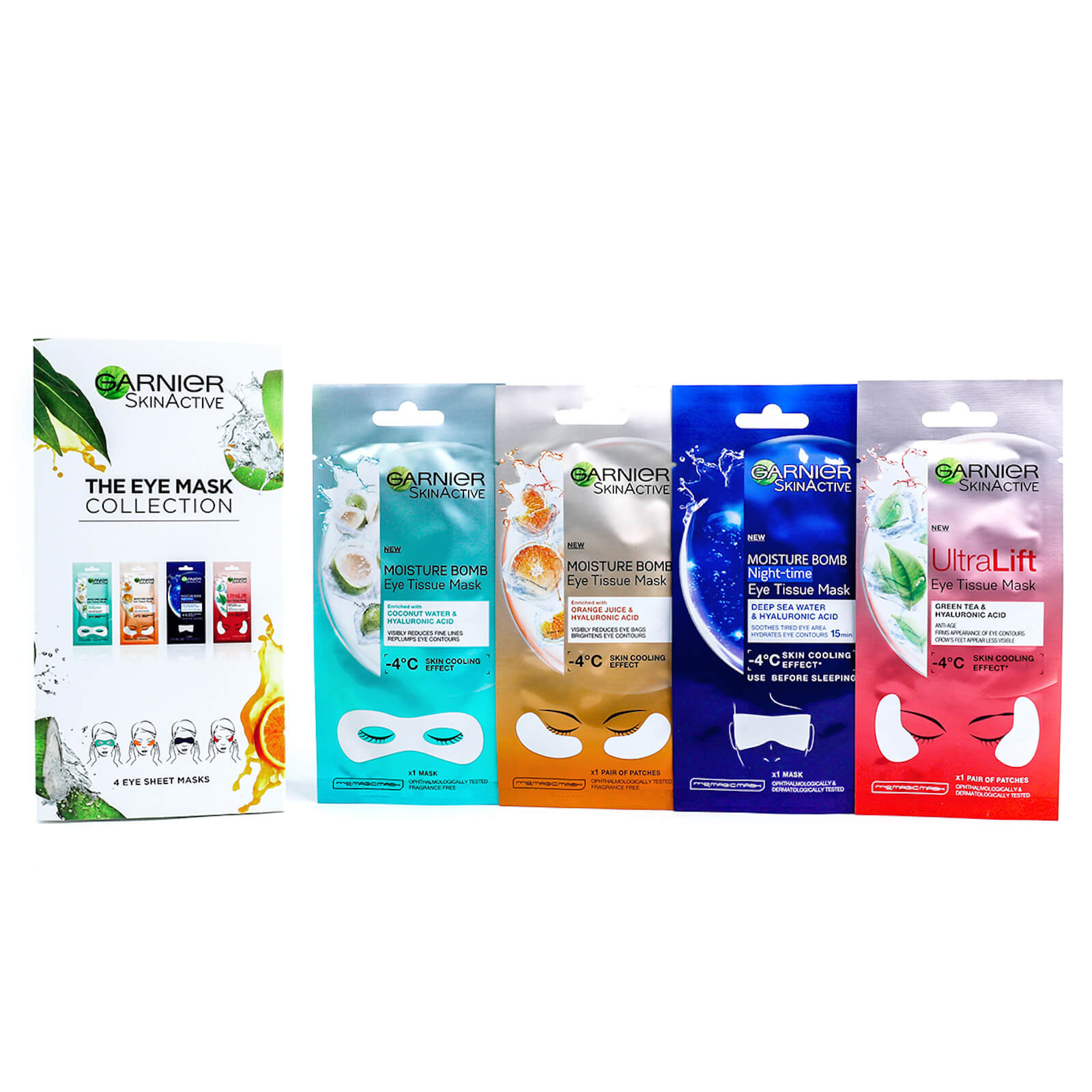 Garnier Moisture Bomb Eye Sheet Mask Collection