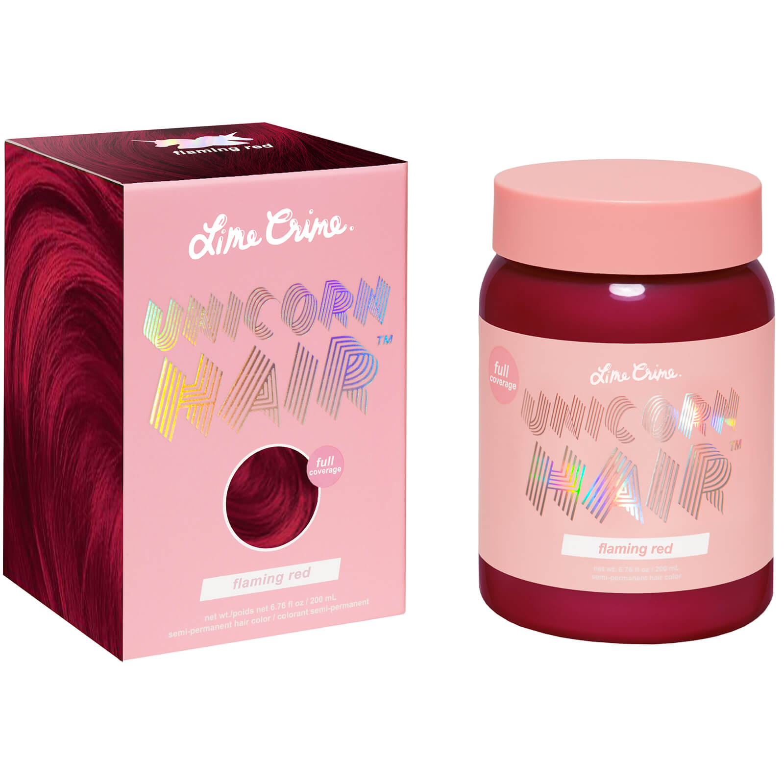 Lime Crime Unicorn Hair Full Coverage Tint 200ml (Various Shades) - Flaming Red
Lime Crime Unicorn Hair Full Coverage Tint 200ml (Various Shades) - Flaming Red
