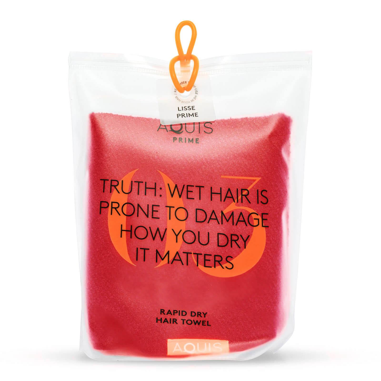 Aquis Hair Turban - Ruby