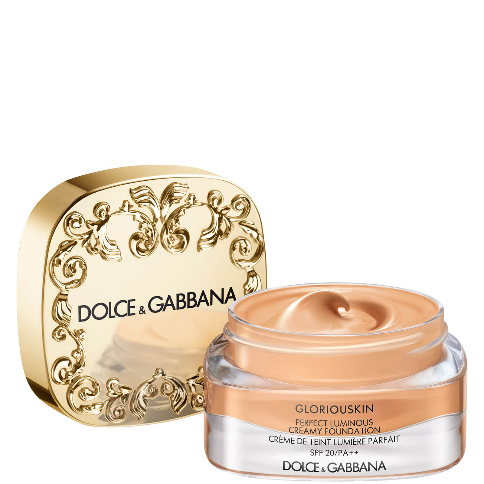 Dolce&Gabbana Gloriouskin Perfect Luminous Creamy Foundation 30ml (Various Shades) - Honey 320
Dolce&Gabbana Gloriouskin Perfect Luminous Creamy Foundation 30ml (Various Shades) - Honey 320