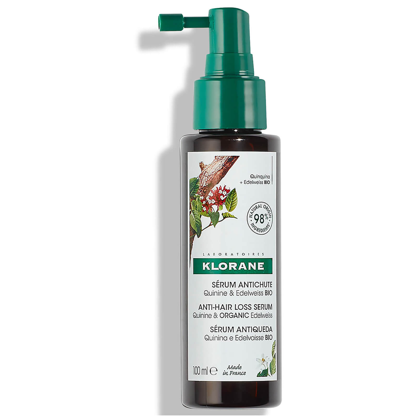 KLORANE Strengthening Serum with Quinine and Organic Edelweiss for Thinning Hair 100ml
KLORANE Strengthening Serum with Quinine and Organic Edelweiss for Thinning Hair 100ml