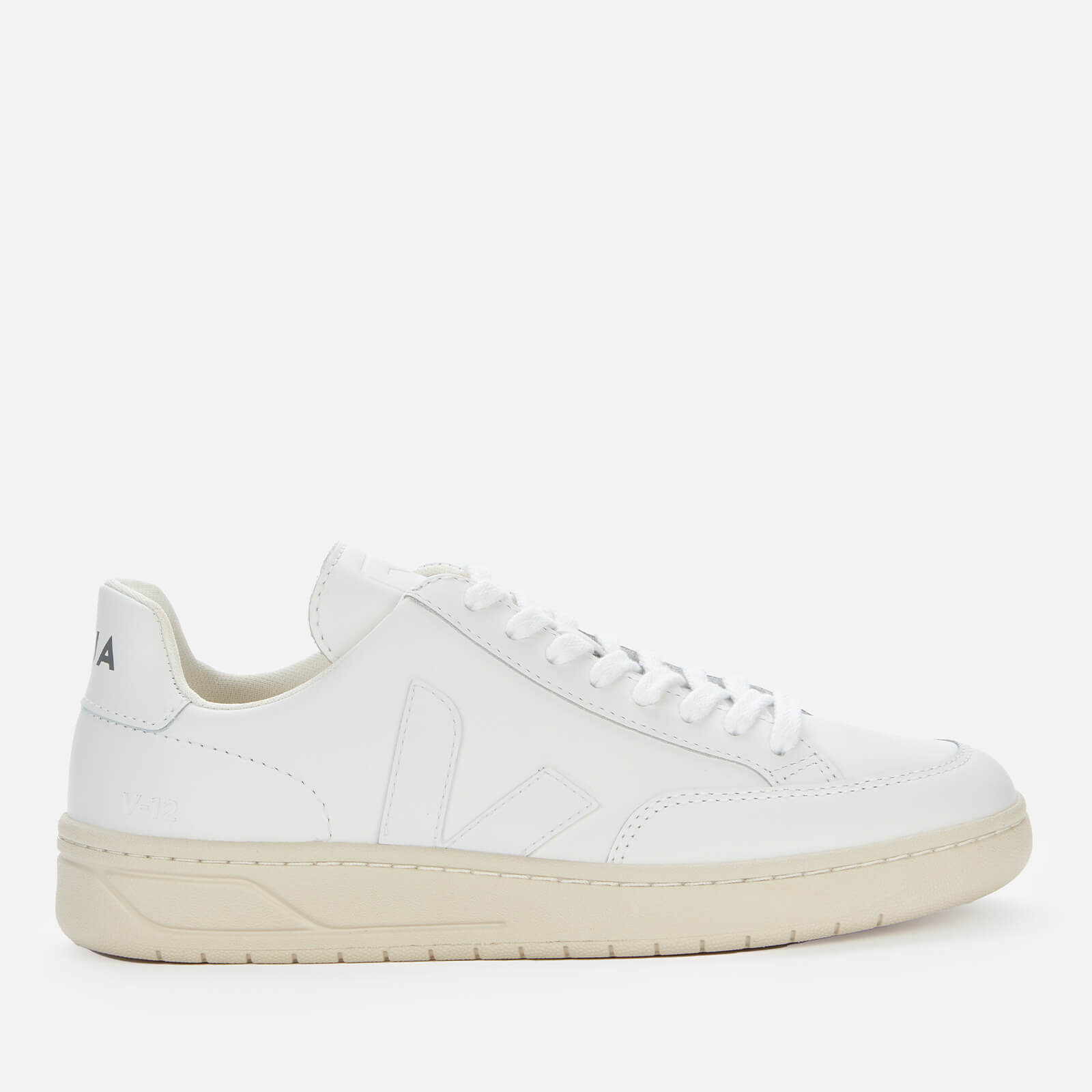 Veja Women’s V-12 Leather Trainers - Extra White
