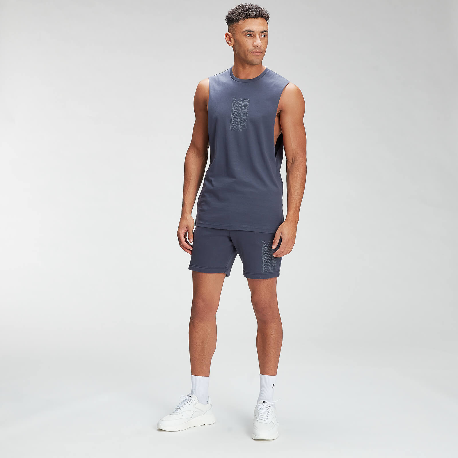 MP Men's Repeat MP Graphic Shorts - Graphite - XXL