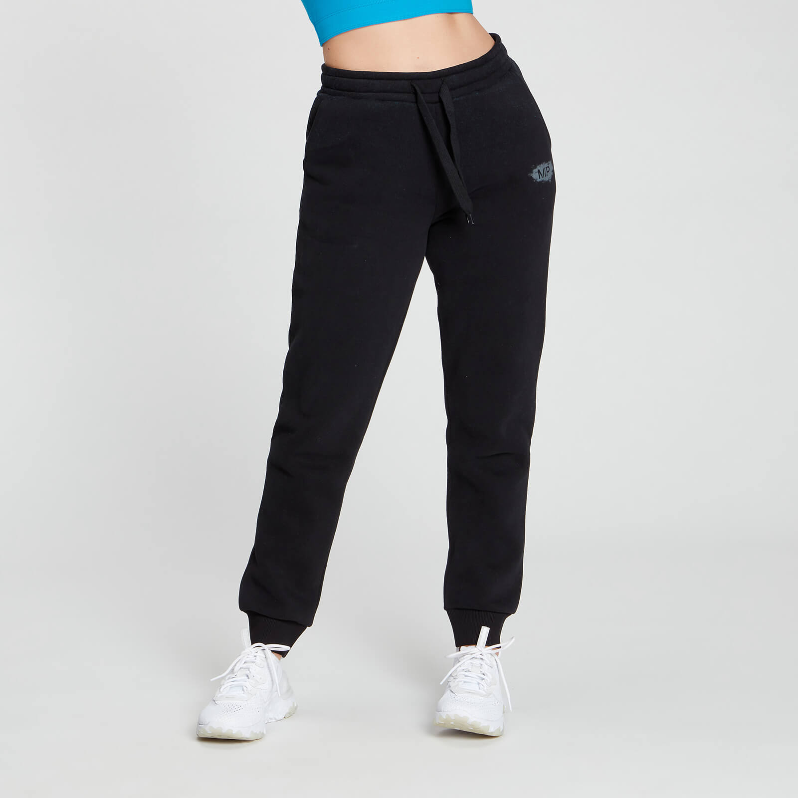 MP Women's Chalk Graphic Joggers - Black - XS