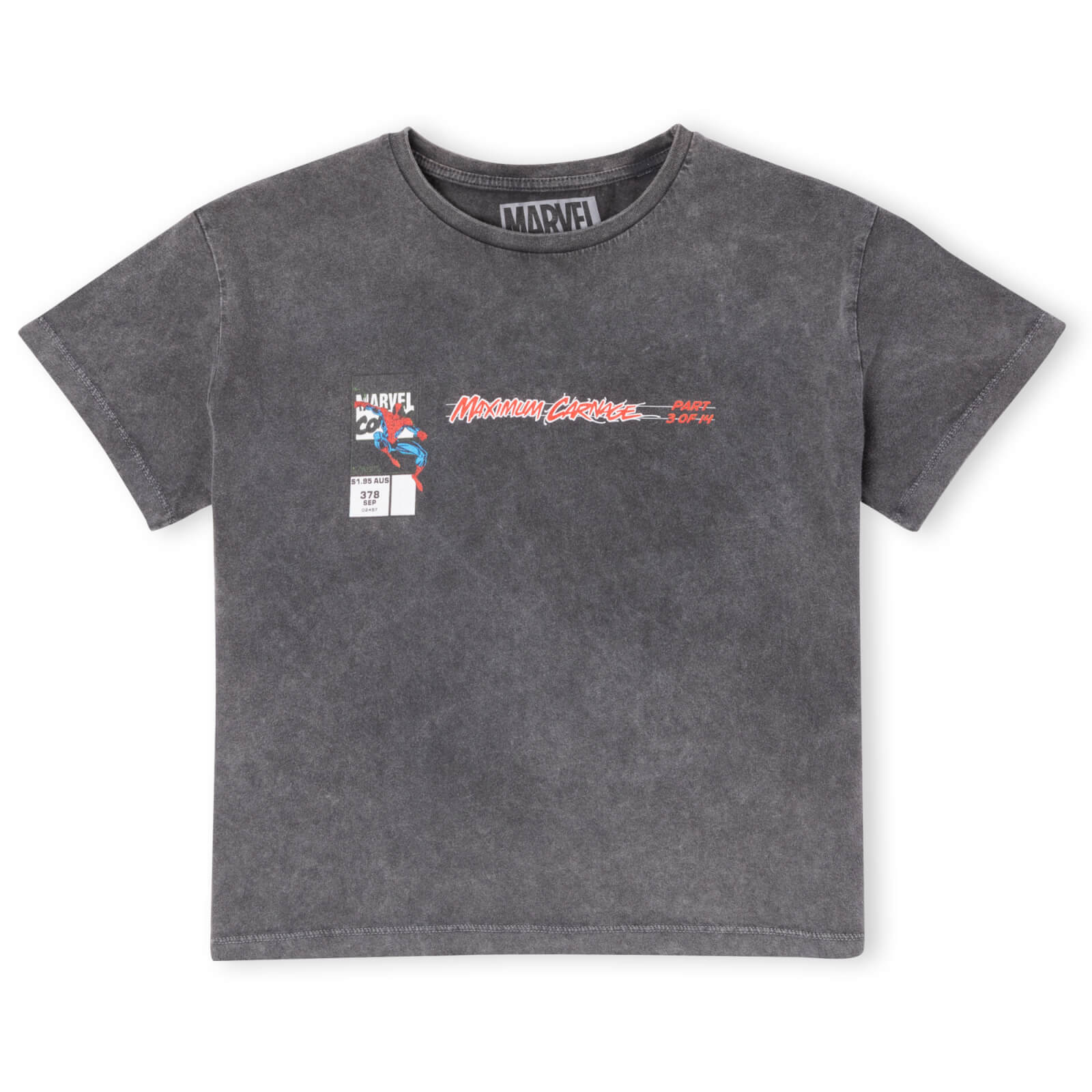 Venom Maximum Carnage Prints Women's Cropped T-Shirt - Black Acid Wash - M - Black Acid Wash
Venom Maximum Carnage Prints Women's Cropped T-Shirt - Black Acid Wash - M - Black Acid Wash