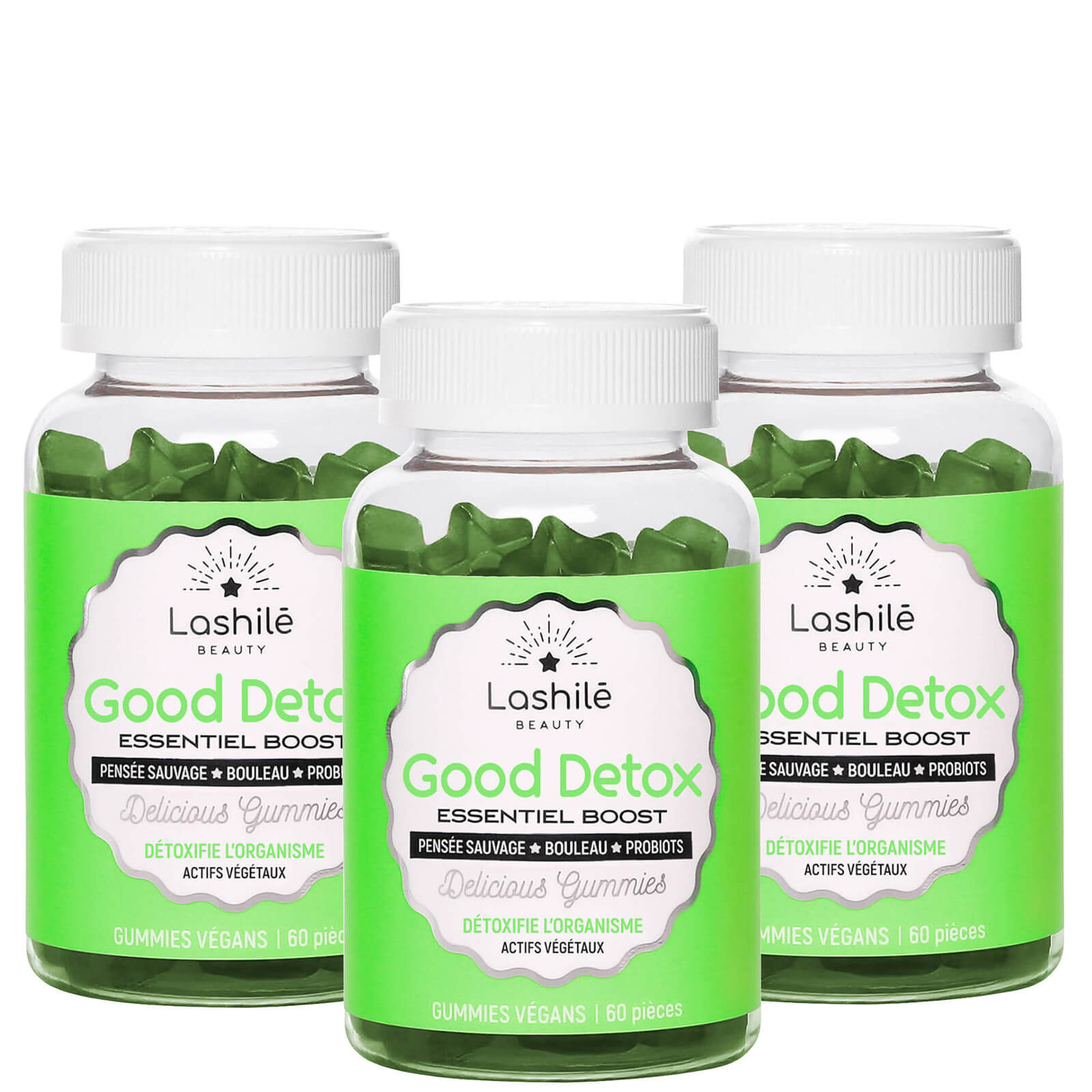 Lashilé Good Detox Gummies Trio