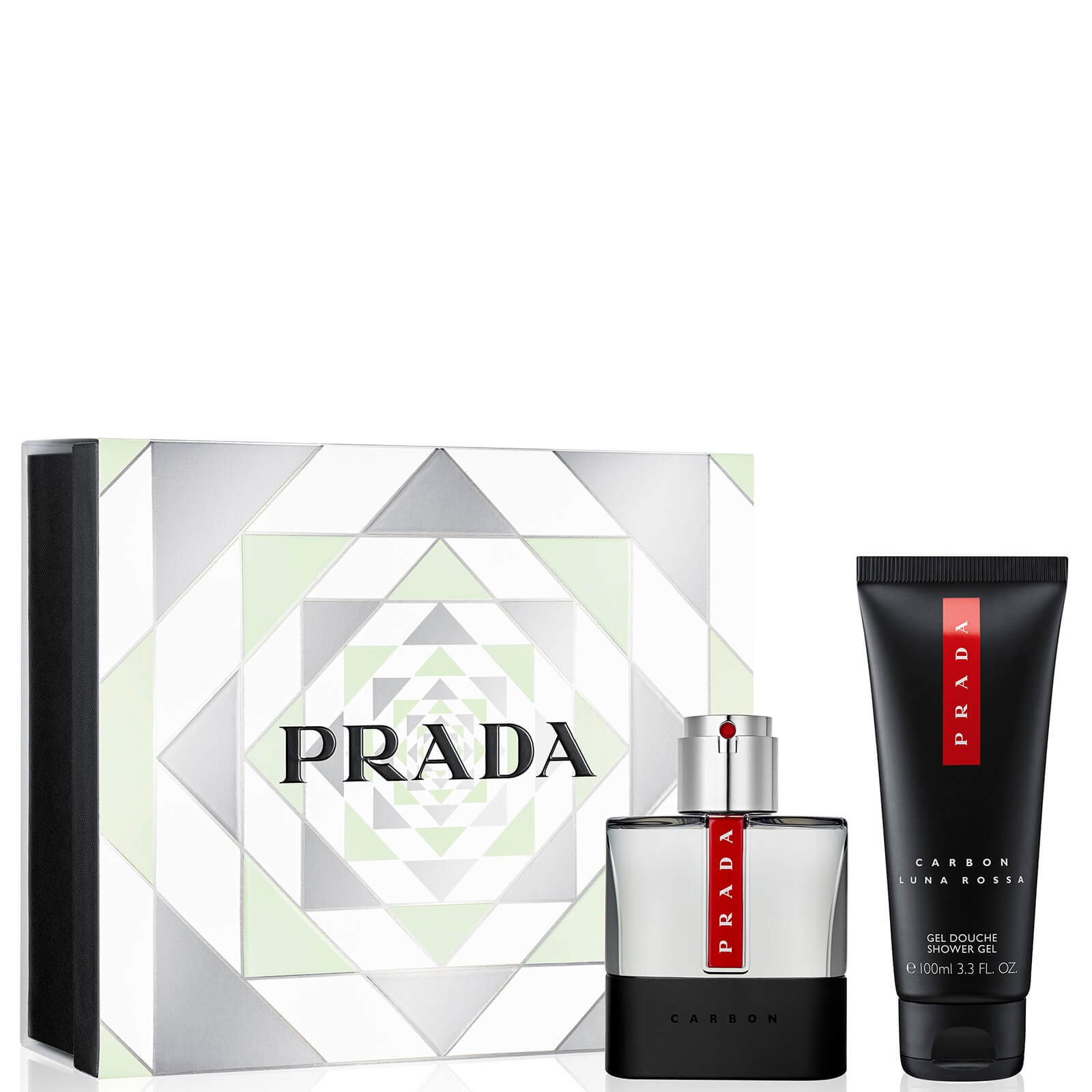Prada Luna Rossa Carbon Eau de Toilette Gift Set 50ml