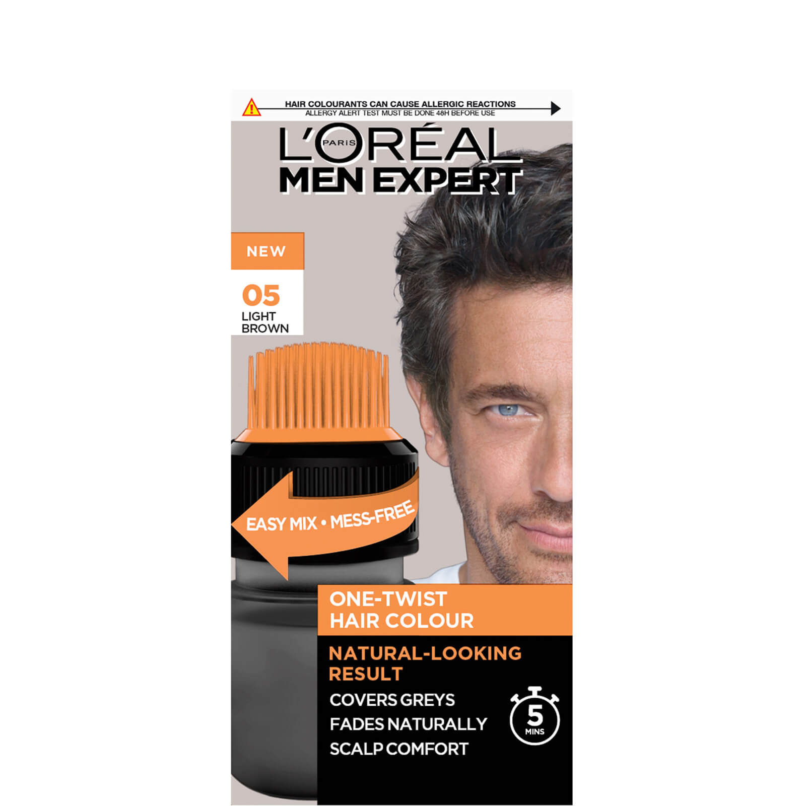 L'Oréal Men Expert One-Twist Semi-Permanent Hair Colour (Various Shades) - 05 Light Brown
L'Oréal Men Expert One-Twist Semi-Permanent Hair Colour (Various Shades) - 05 Light Brown