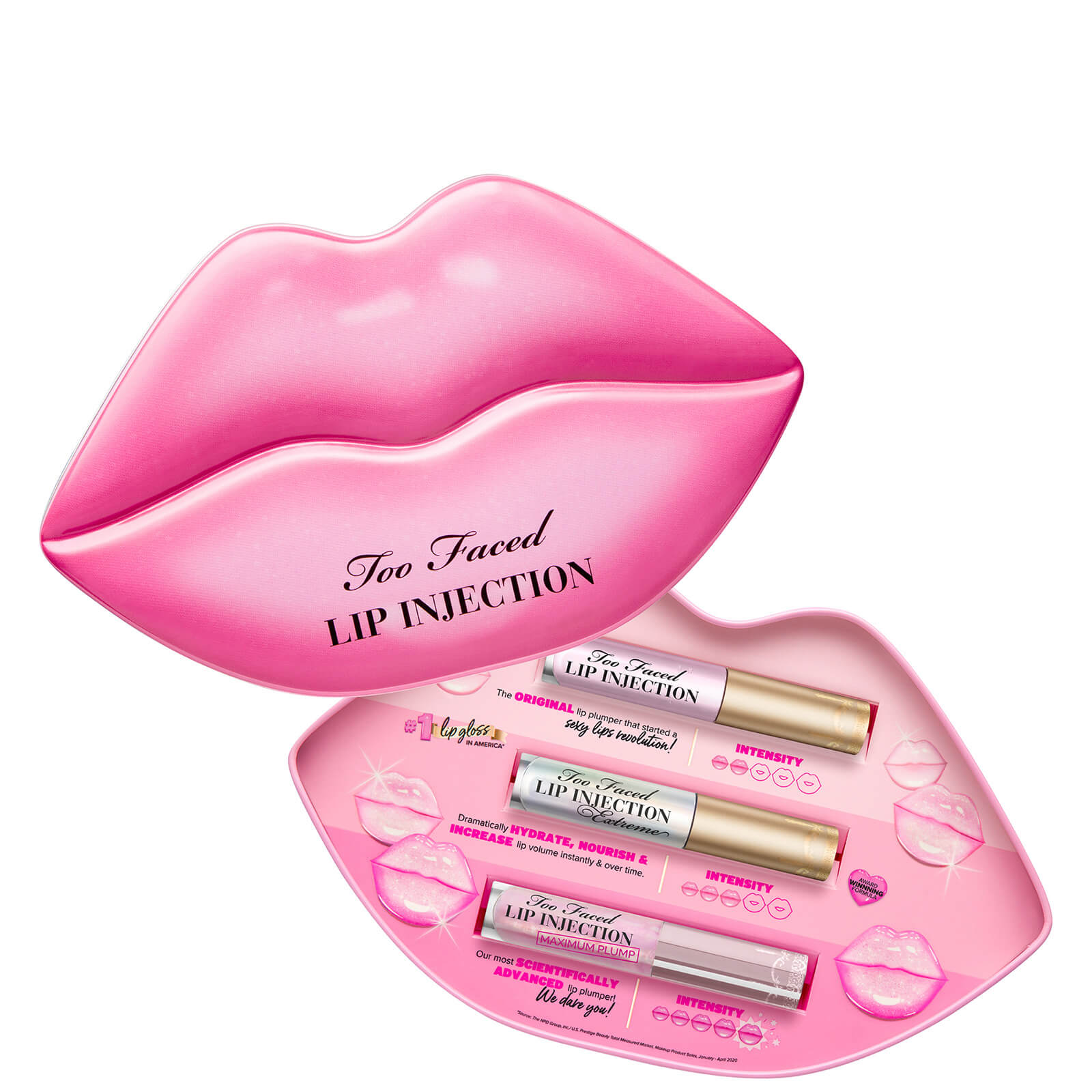 Too Faced Limited Edition Lip Injection Plump Challenge Lip Plumper Set