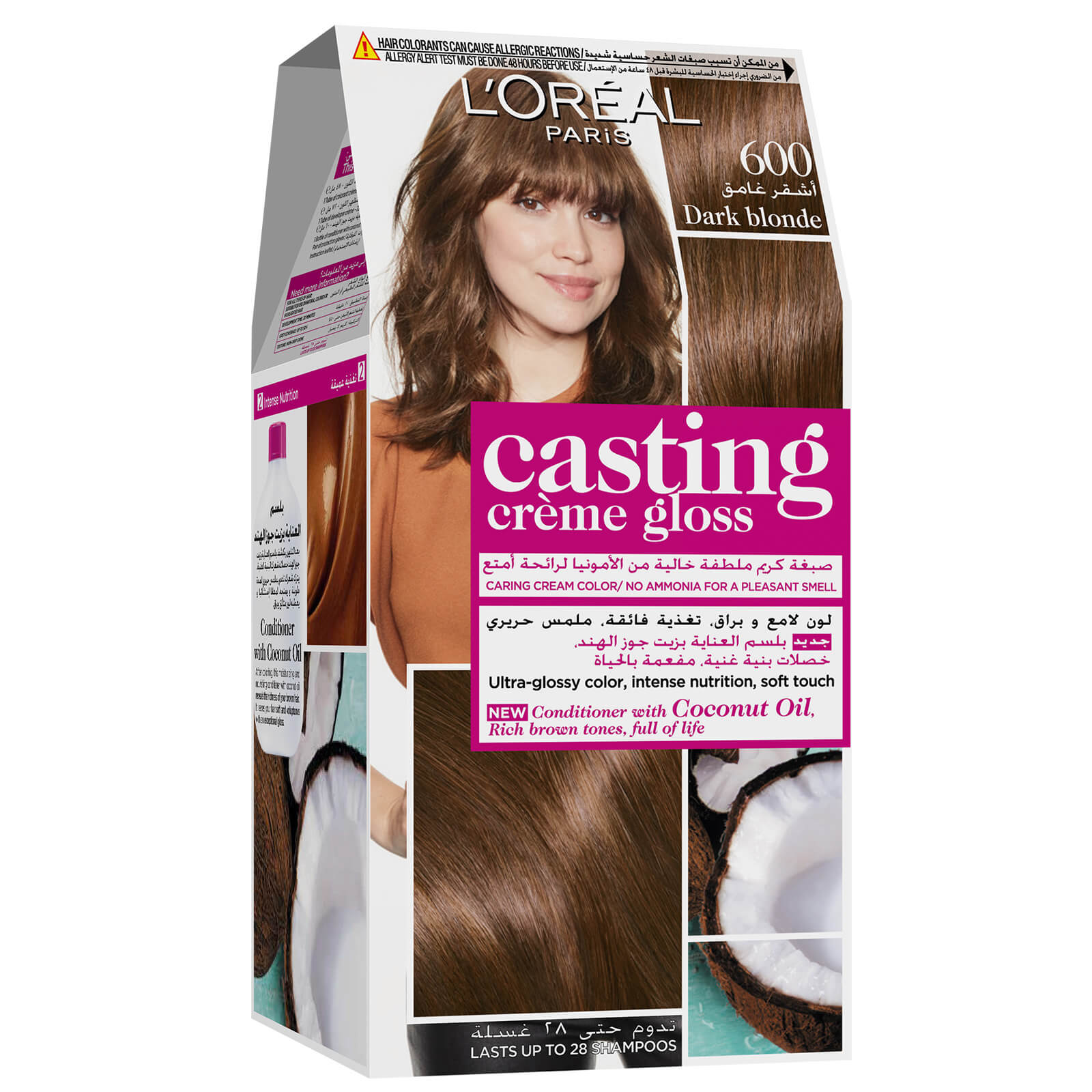 L'Oréal Paris Casting Crème Gloss Semi-Permanent Hair Colour 254g (Various Colours) - 600 Dark Blonde
L'Oréal Paris Casting Crème Gloss Semi-Permanent Hair Colour 254g (Various Colours) - 600 Dark Blonde