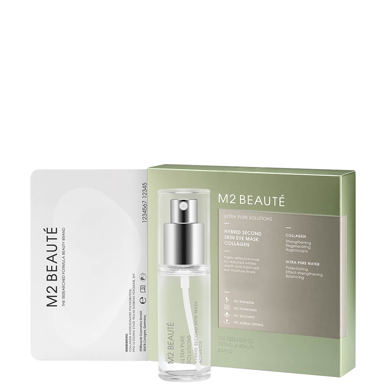 M2 Beauté Ultra Pure Solutions Facial Nano Spray Pearl and Gold 5ml