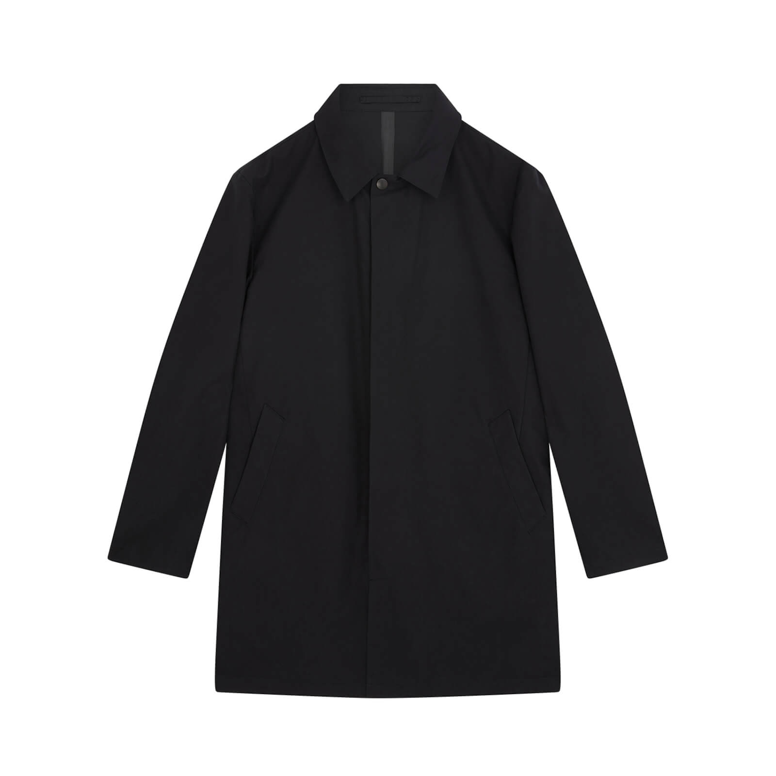 Men's Black Eagle Ventile Mac - Jet Black - S