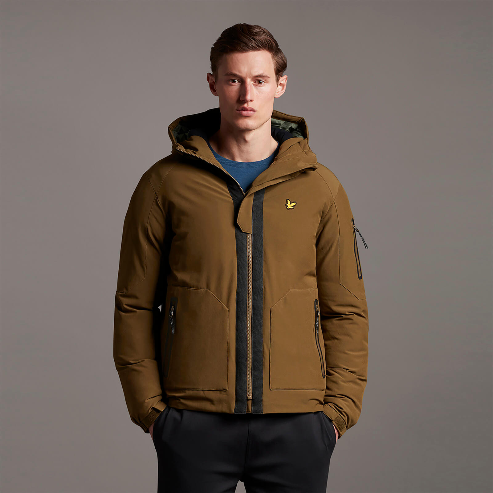 Cover Up Puffer Jacket - Khaki - XL