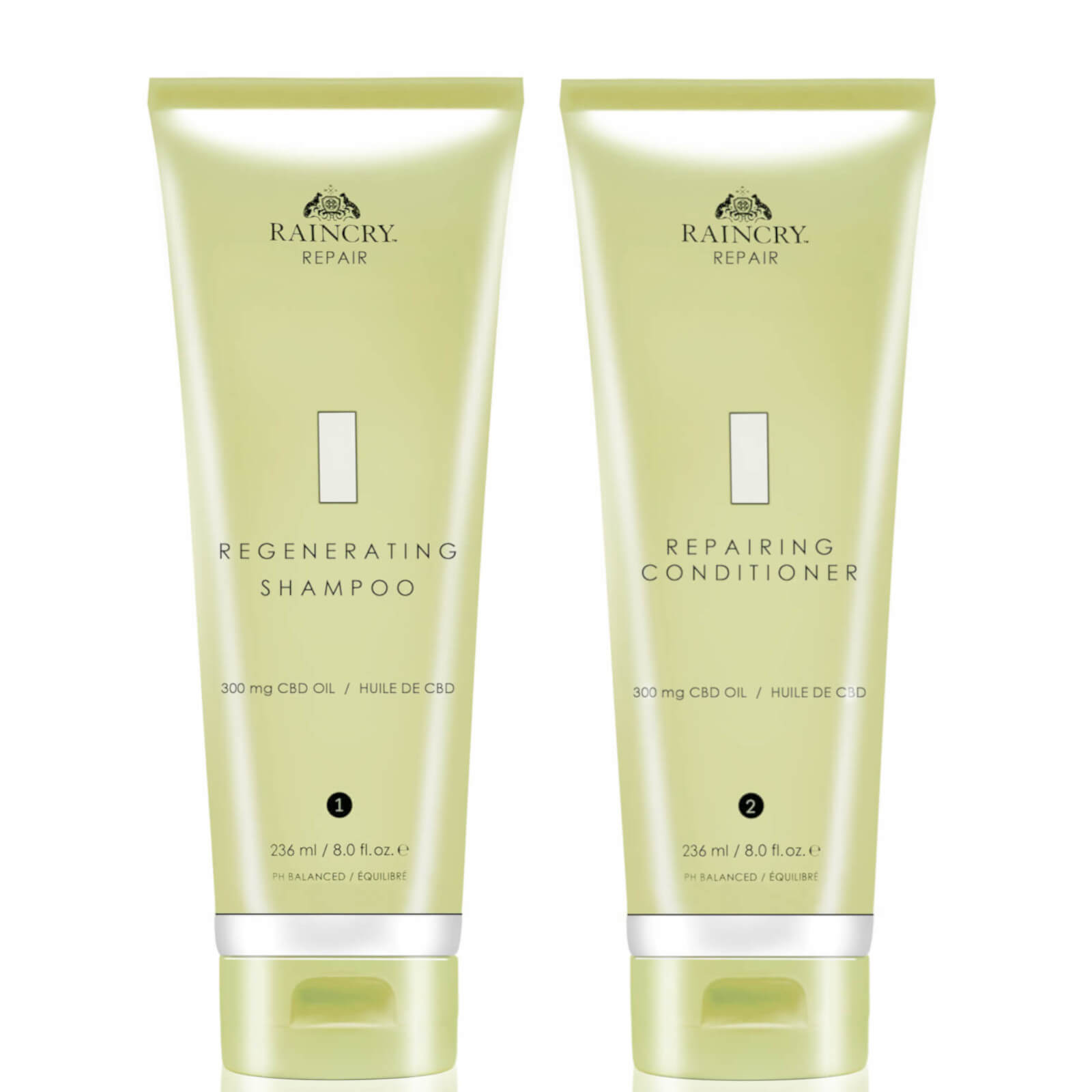 RAINCRY Regenerating Shampoo and Repairing Conditioner Bundle