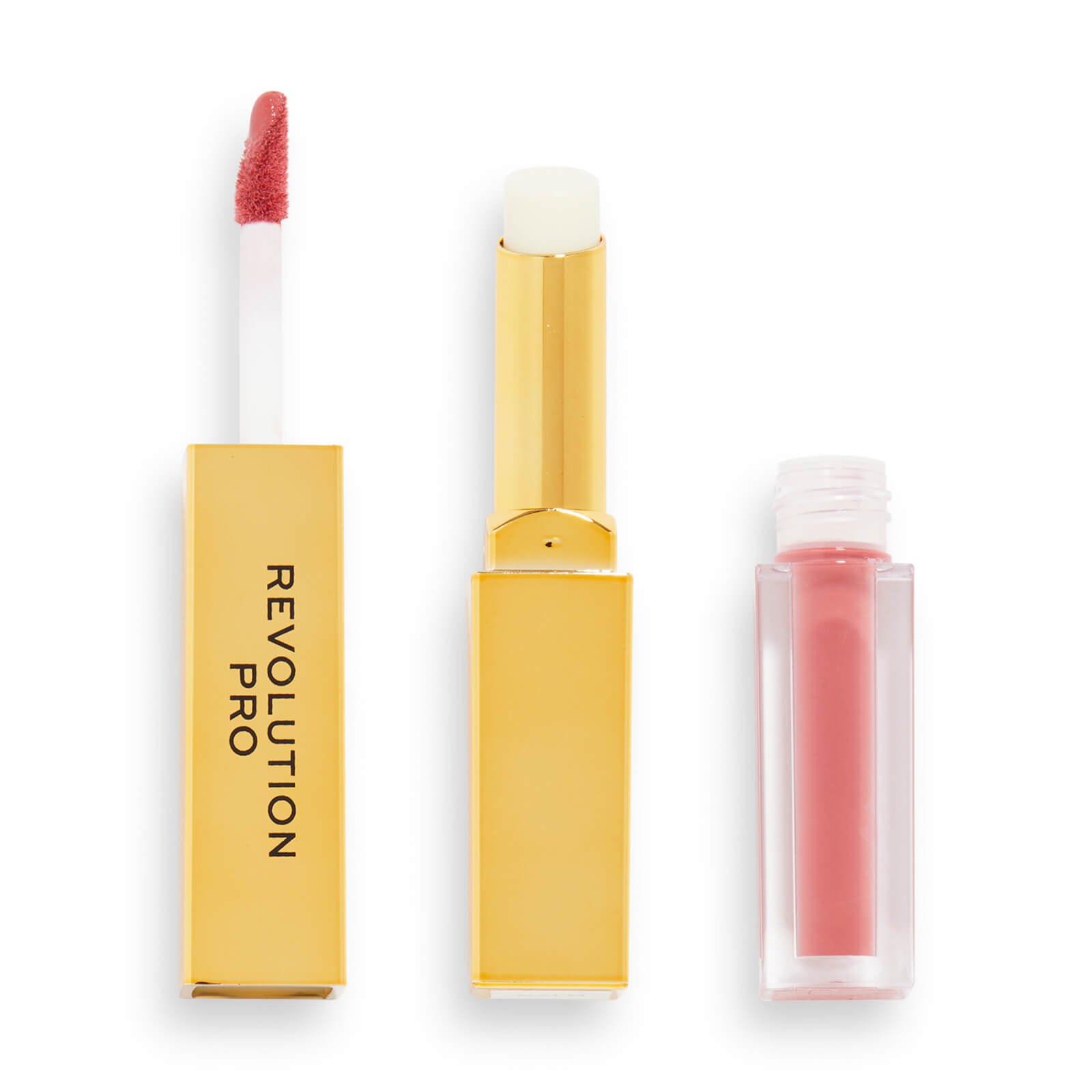 Revolution Pro Supreme Stay 24 Hour Lip Duo 1.5g (Various Shades) - Tease