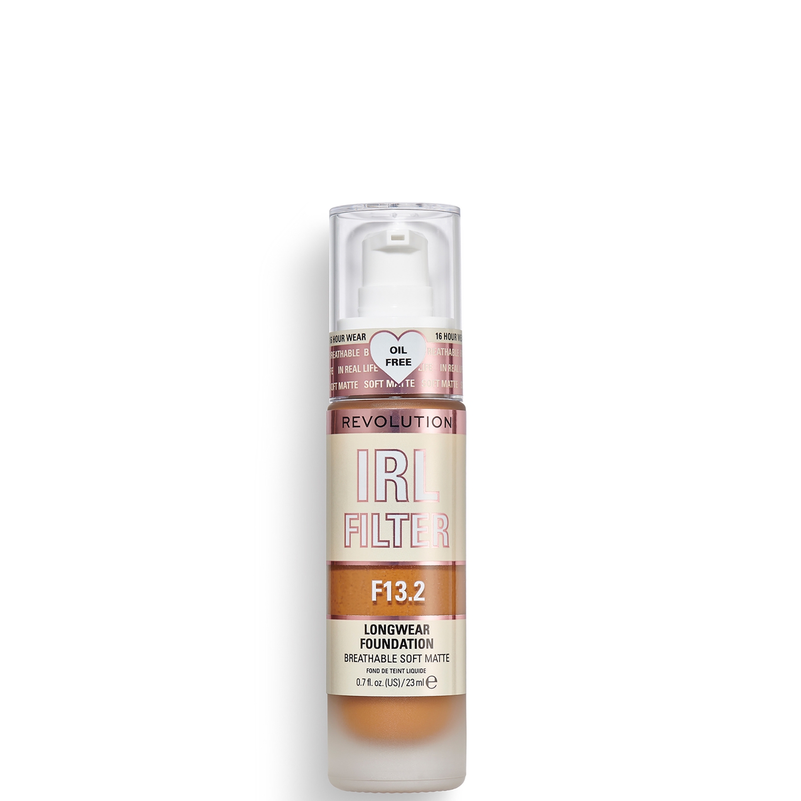 Makeup Revolution IRL Filter Longwear Foundation 23ml (Various Shades) - F13.2
Makeup Revolution IRL Filter Longwear Foundation 23ml (Various Shades) - F13.2