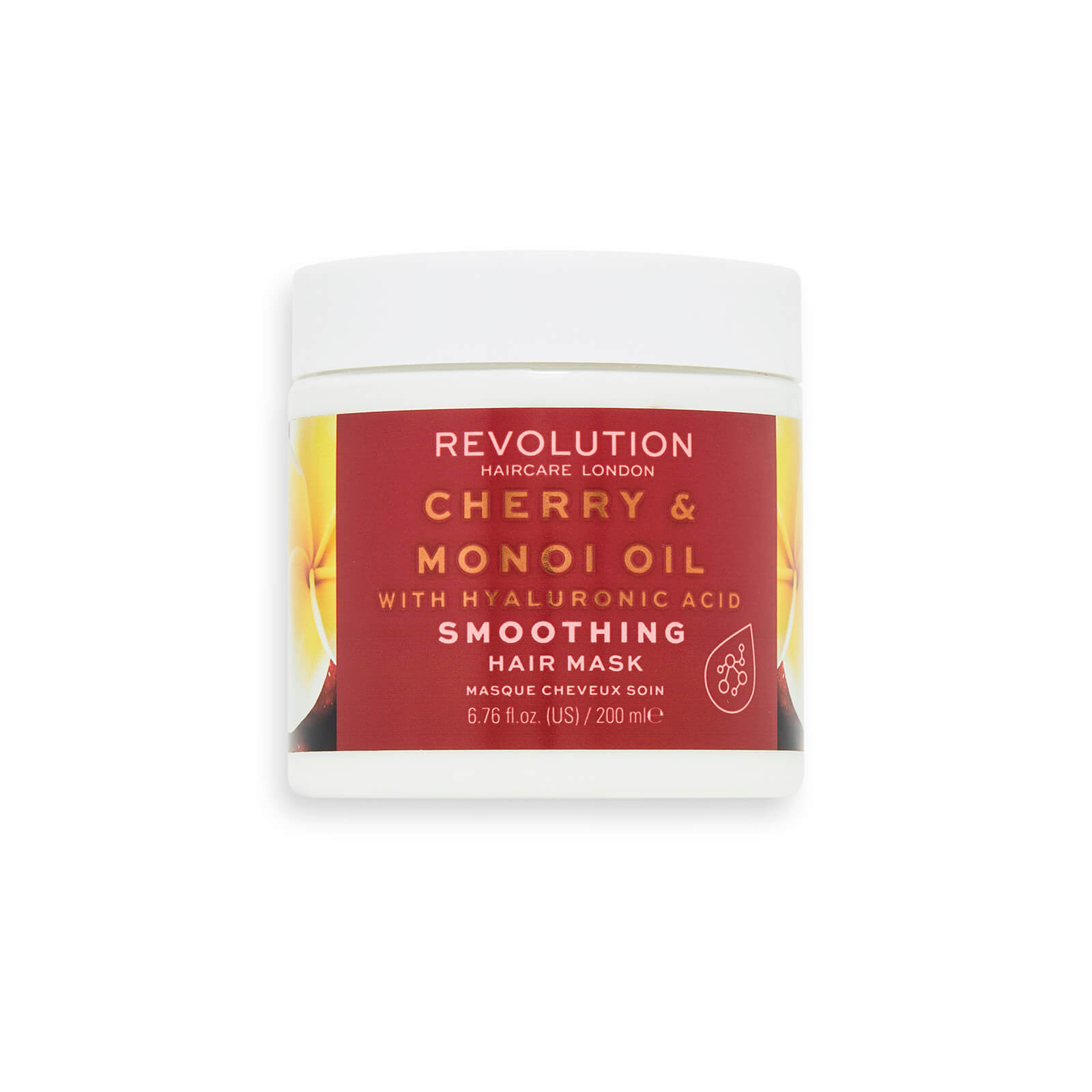 Revolution Haircare Smoothing Cherry and Manoi Oil with Hyaluronic Acid Hair Mask 200ml
Revolution Haircare Smoothing Cherry and Manoi Oil with Hyaluronic Acid Hair Mask 200ml