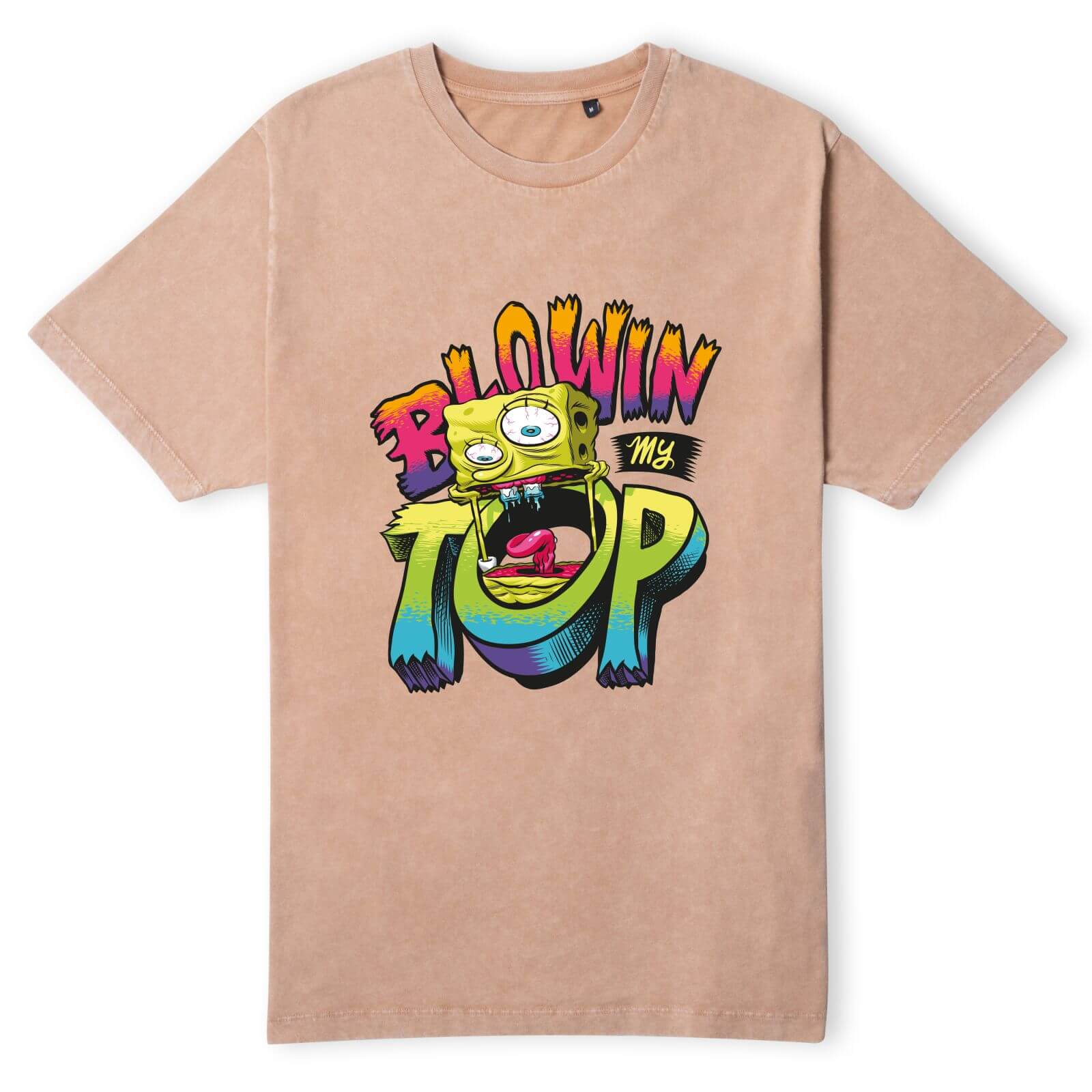Spongebob Squarepants Blowin My Top Men's T-Shirt - Tan Acid Wash - XL - Tan Acid Wash
Spongebob Squarepants Blowin My Top Men's T-Shirt - Tan Acid Wash - XL - Tan Acid Wash