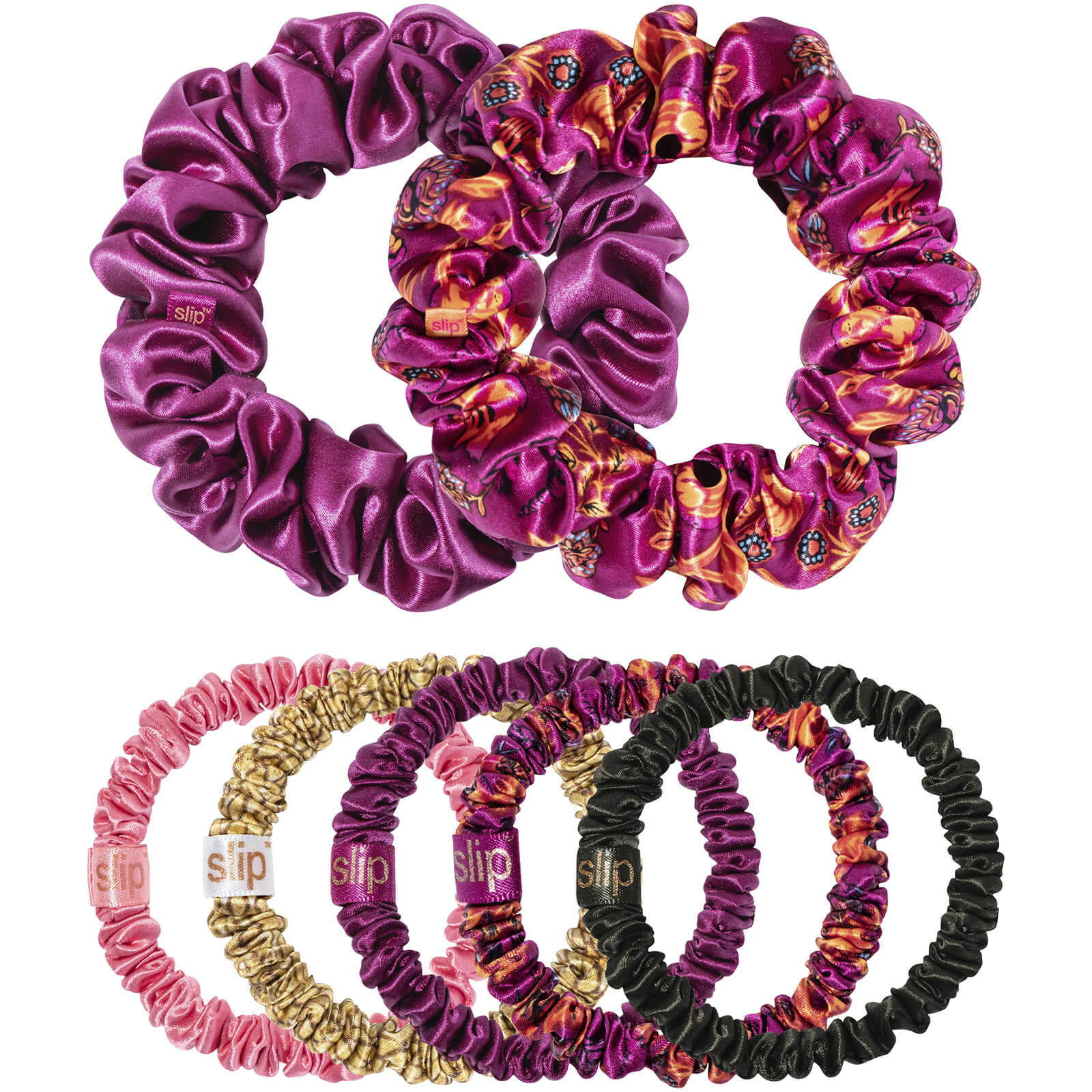 Slip Pure Silk Scrunchies - Super Bloom Mega Set