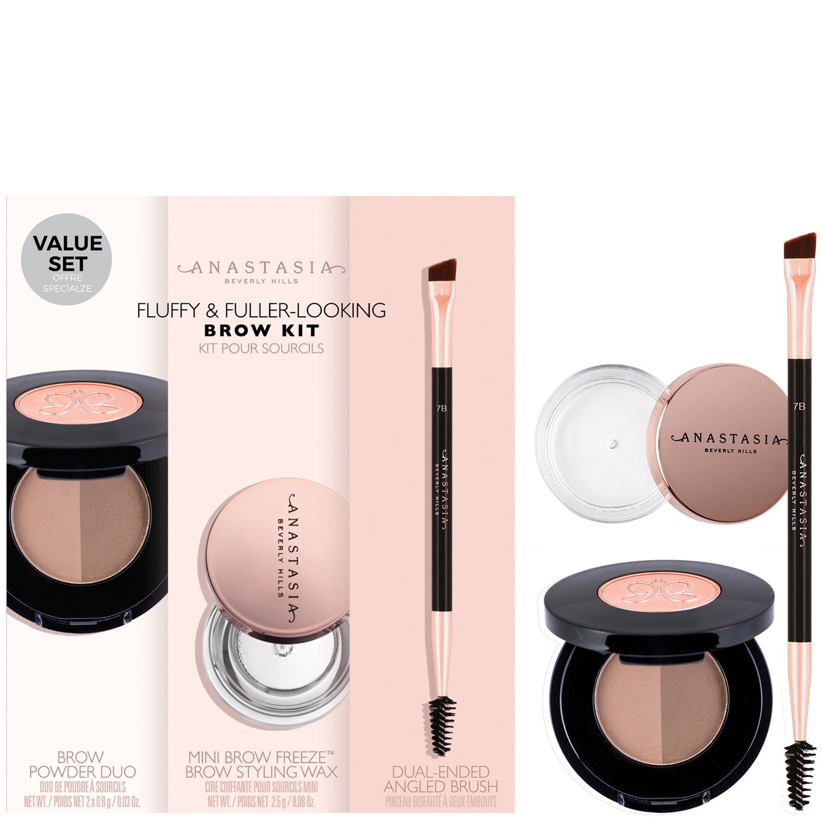 Anastasia Beverly Hills Fluffy and Fuller Looking Brow Kit (Various Shades) - Medium Brown
Anastasia Beverly Hills Fluffy and Fuller Looking Brow Kit (Various Shades) - Medium Brown