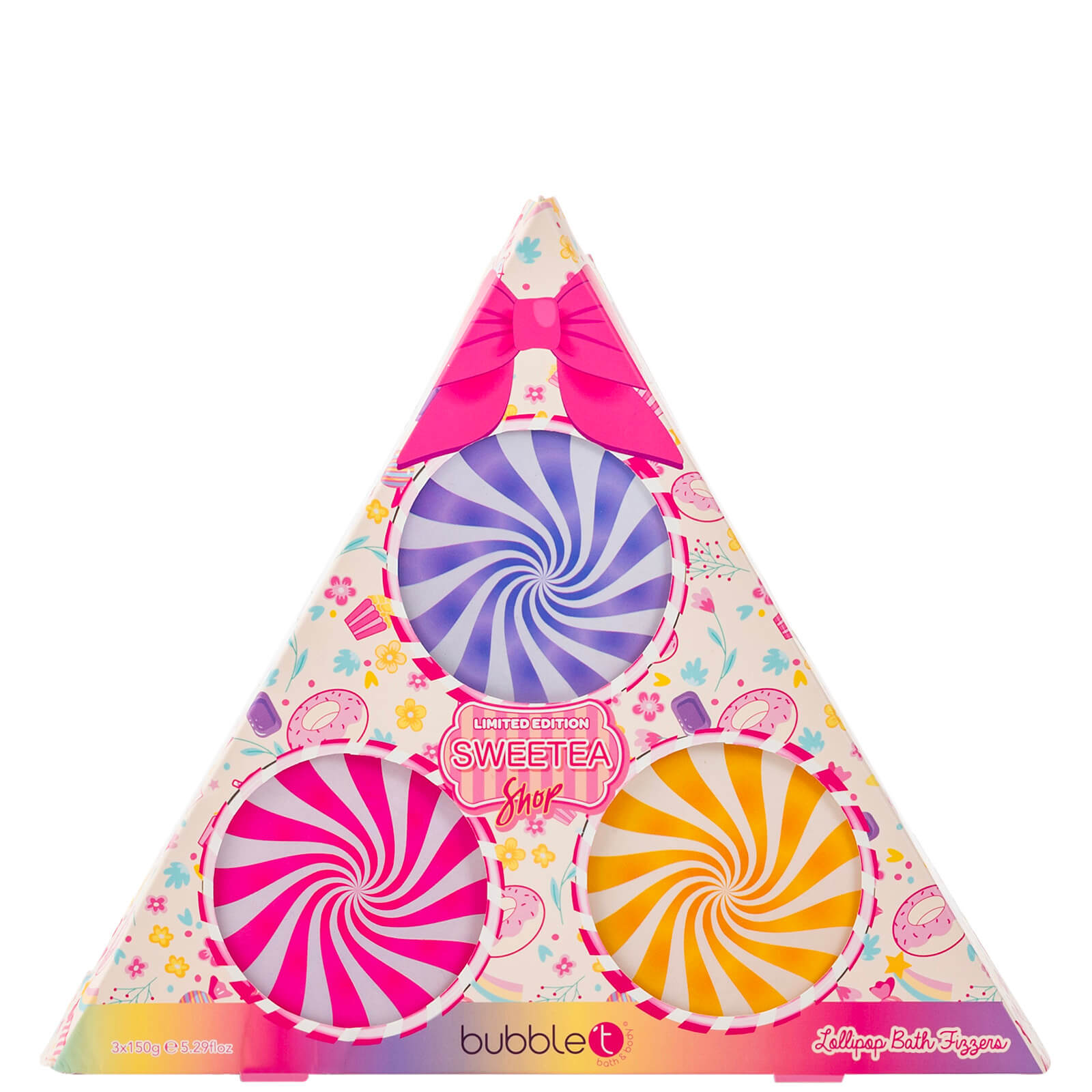 Bubble T Lollipop Bath Fizzer Set