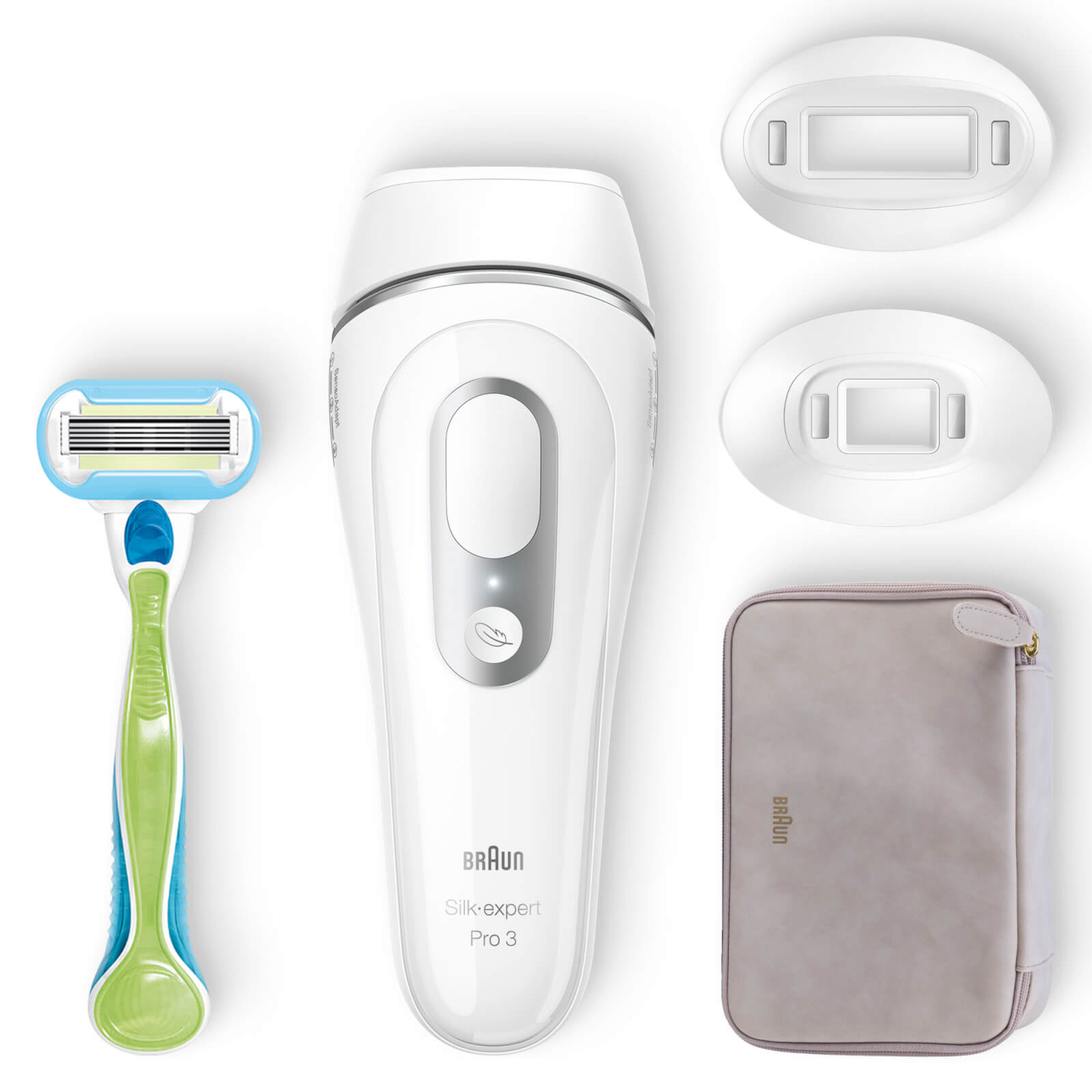 

Braun Silk·expert Pro 3 PL3233 Women’s IPL, At-Home Permanent Visible Hair Removal, White/Silver