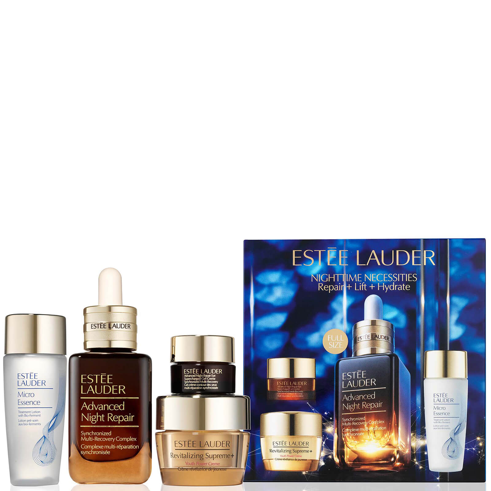 Estée Lauder Nighttime Necessities Repair + Lift + Hydrate 4-Piece Skincare Gift Set
Estée Lauder Nighttime Necessities Repair + Lift + Hydrate 4-Piece Skincare Gift Set