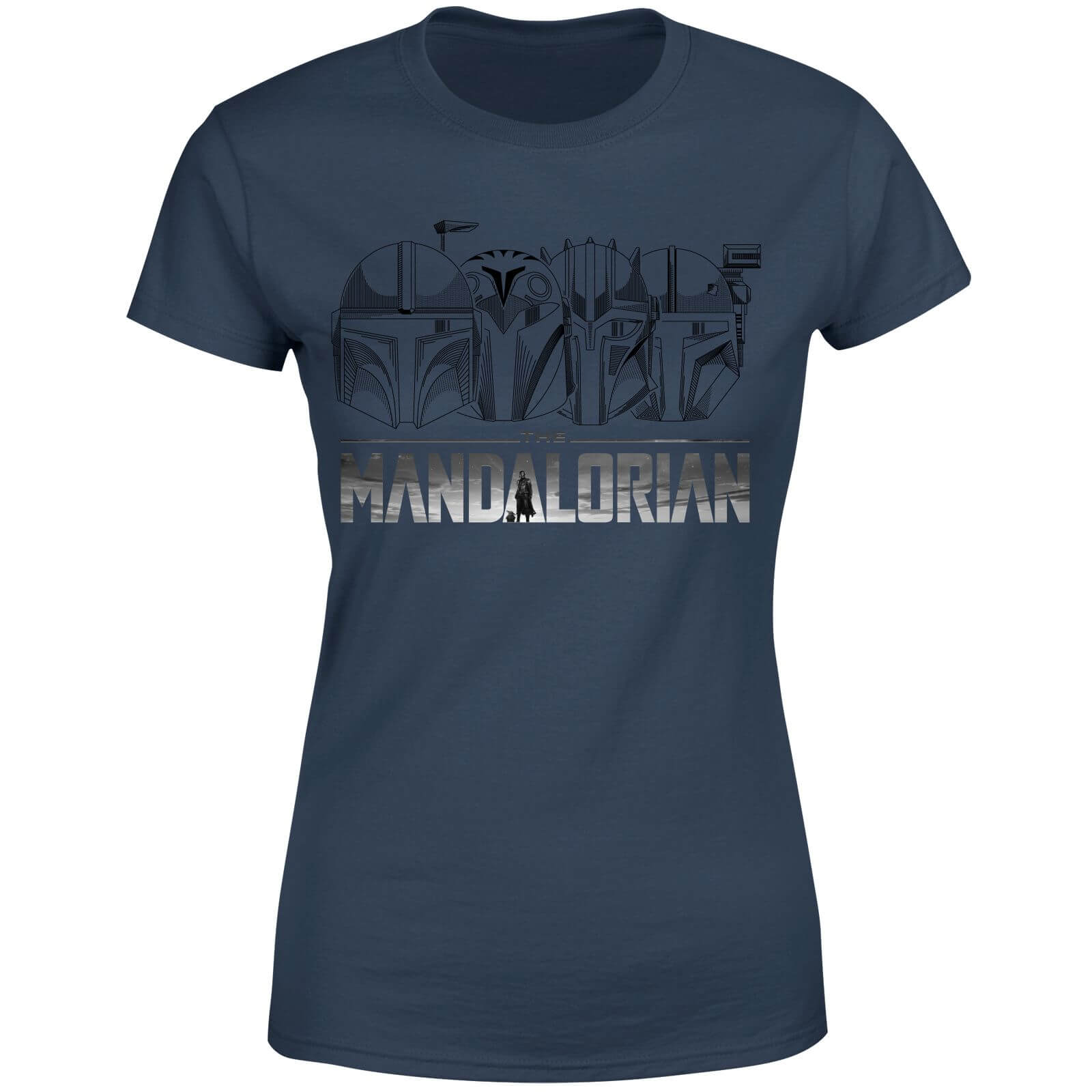 Star Wars The Mandalorian Helmets Line Art - Light Base Women's T-Shirt - Navy - XS
Star Wars The Mandalorian Helmets Line Art - Light Base Women's T-Shirt - Navy - XS