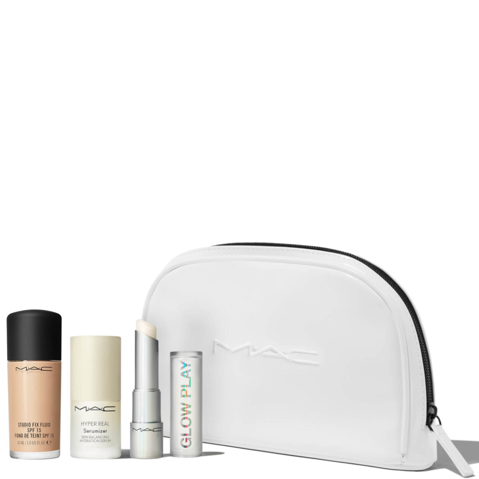 MAC Skin Essential Kit and Studio Fix Fluid Foundation Bundle (Various Shades) - NC17