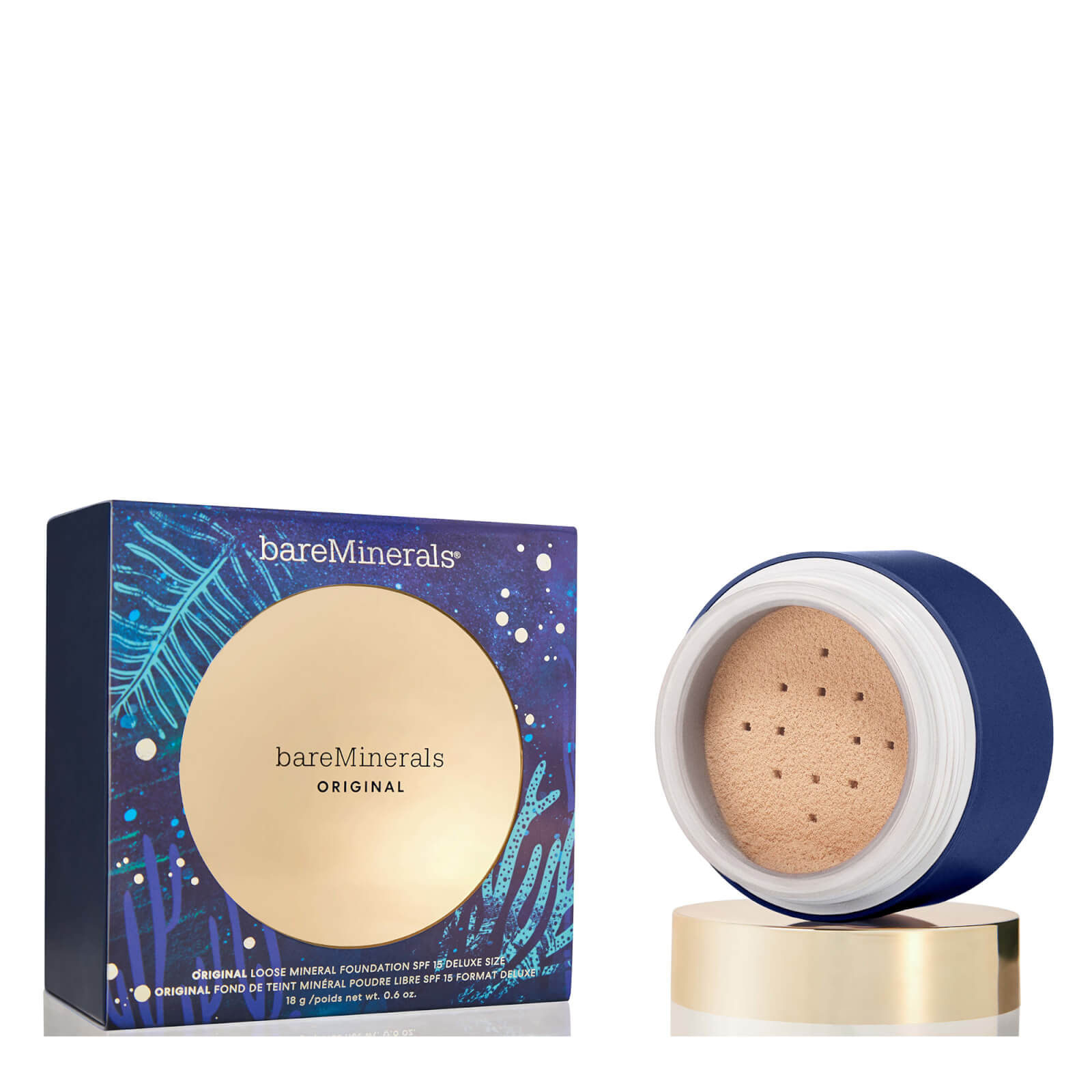 bareMinerals Holiday 2023 Deluxe Original Loose Foundation 18g (Various Shades) - Fairly Light
bareMinerals Holiday 2023 Deluxe Original Loose Foundation 18g (Various Shades) - Fairly Light