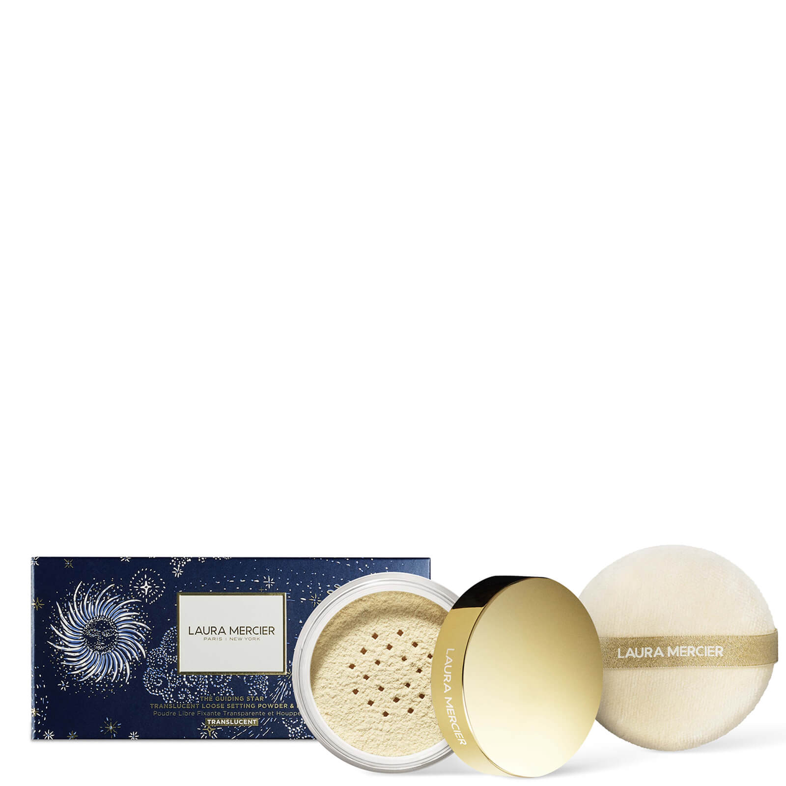 Laura Mercier The Guiding Star Translucent Loose Setting Powder & Puff 29g (Various Shades) - Translucent
Laura Mercier The Guiding Star Translucent Loose Setting Powder & Puff 29g (Various Shades) - Translucent